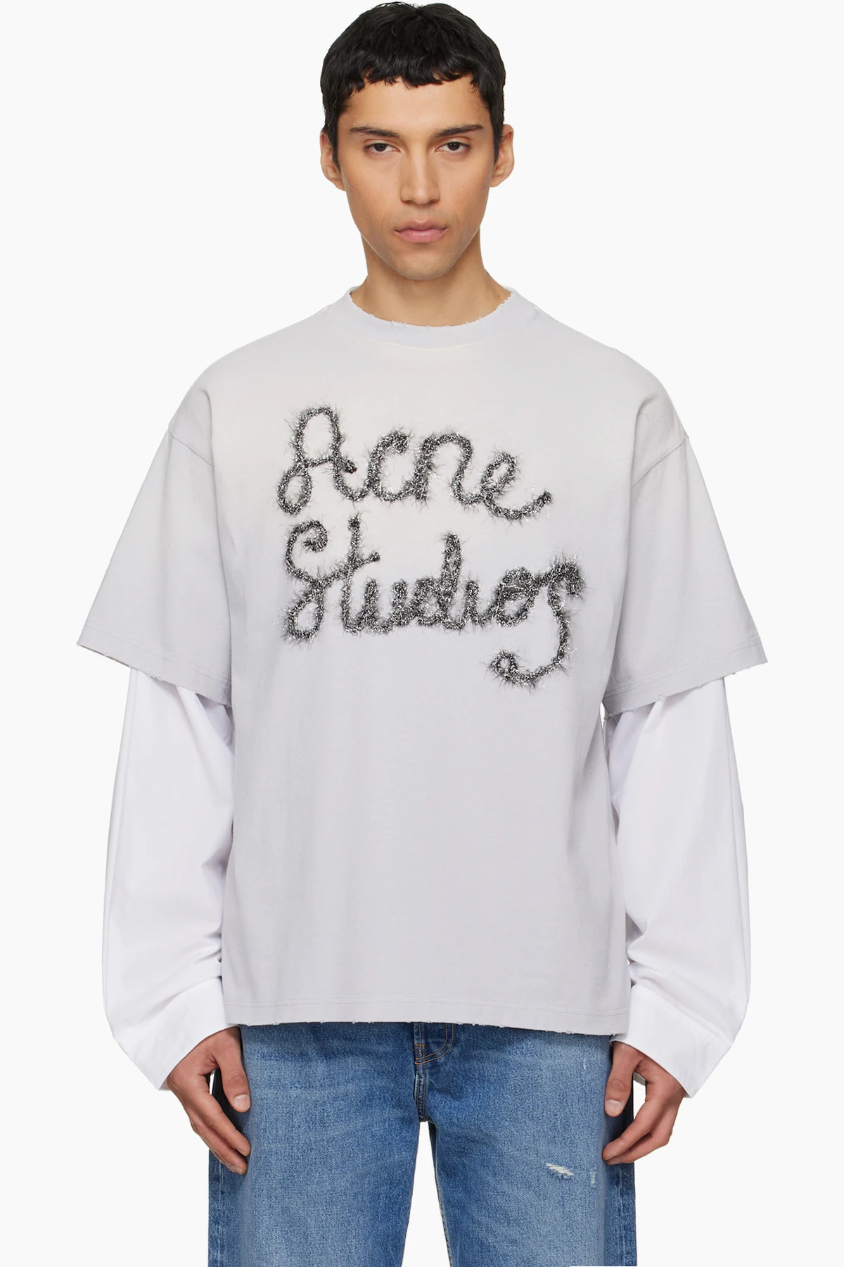 Blue Layered Logo T-shirt
