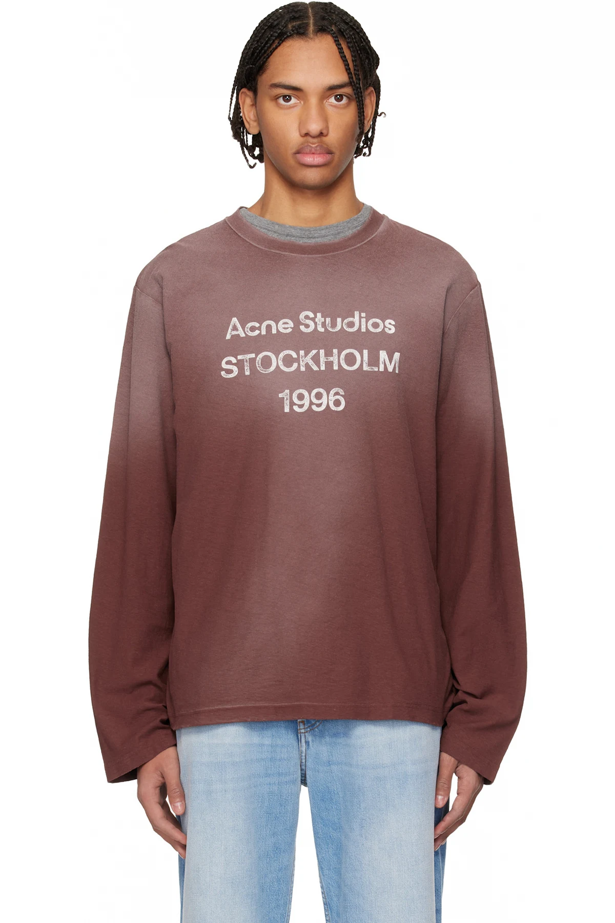 Brown Relaxed Fit Logo T-shirt