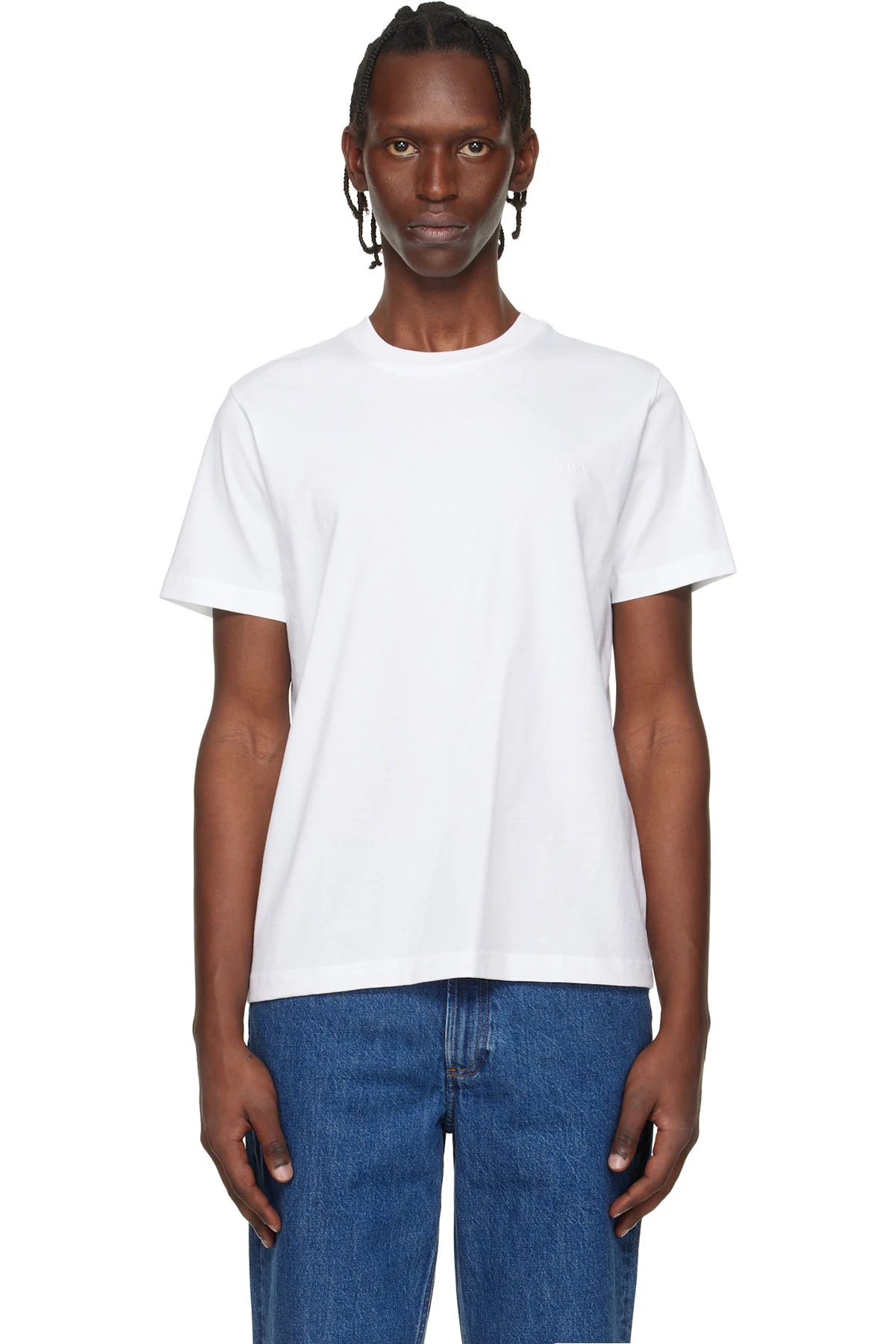 White Standard 'A.P.C.' Brodé T-shirt