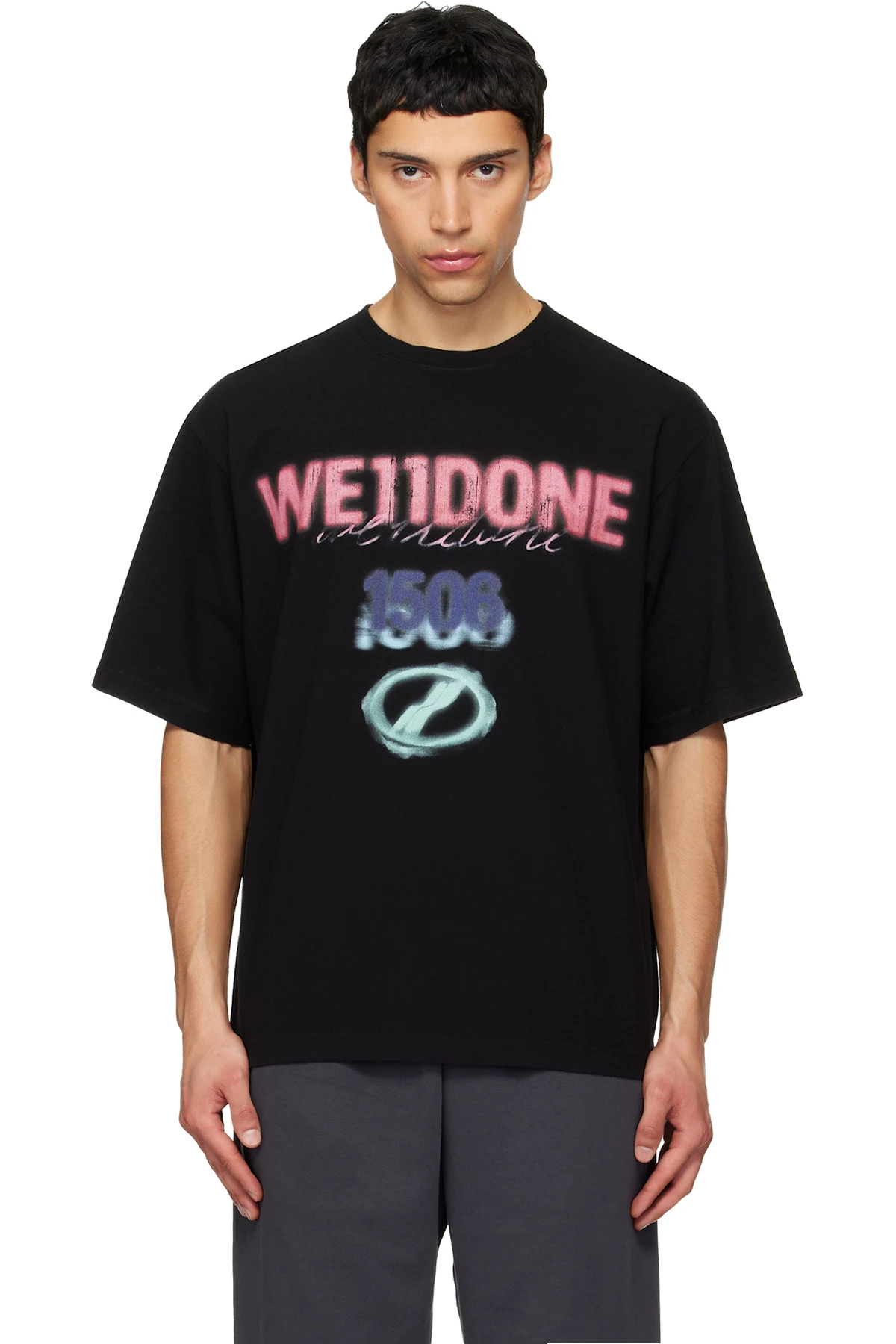 Black Spray '1506' T-shirt