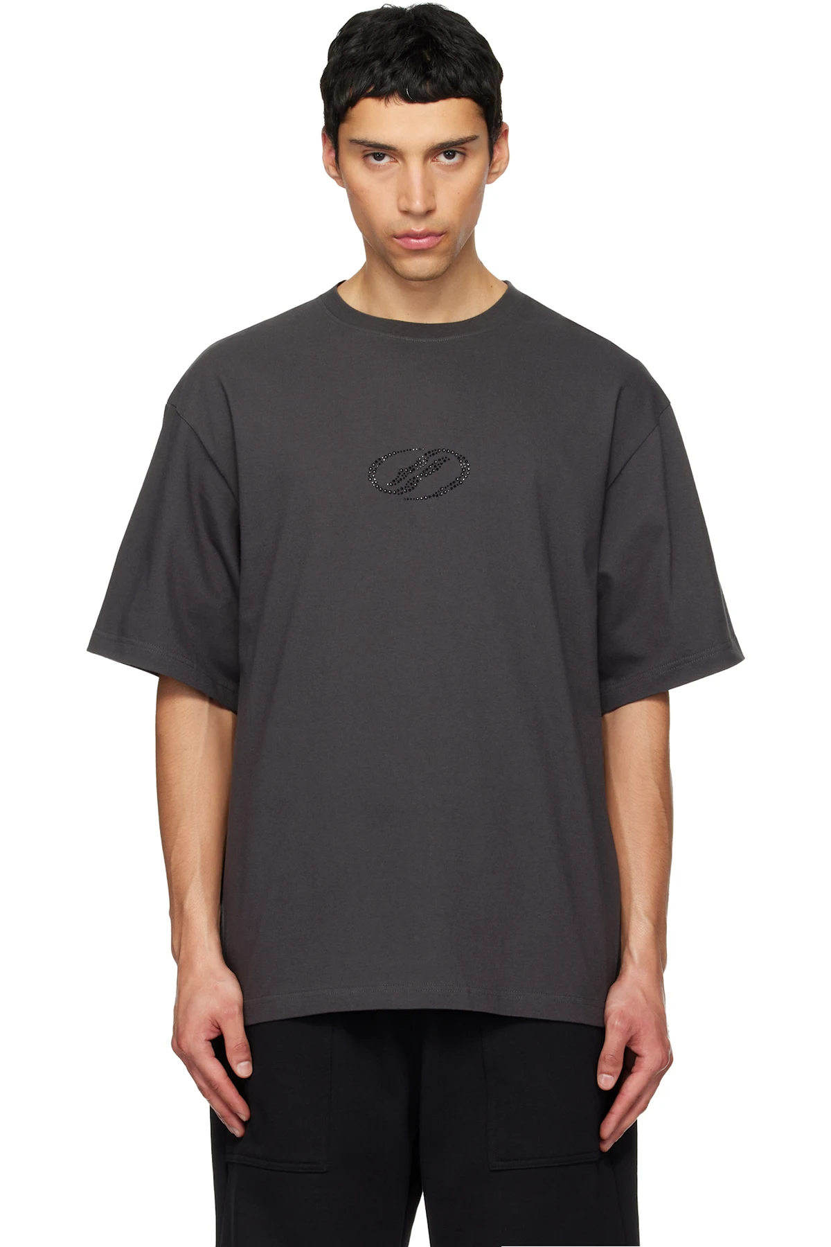 Gray 'WE11DONE' T-shirt