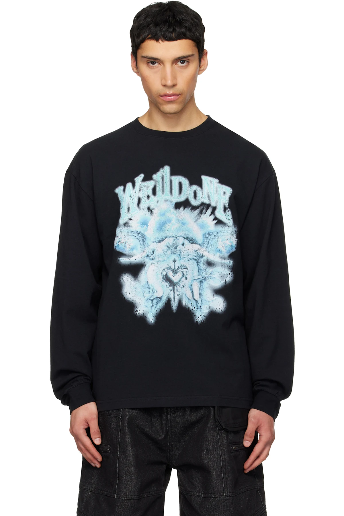 Black Angel Rock Long-Sleeved T-shirt
