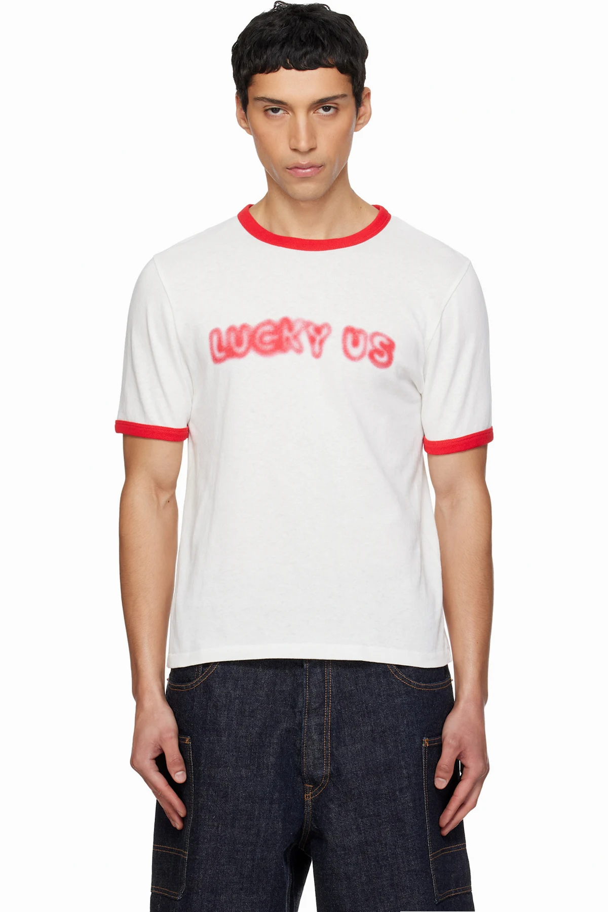 White Kenzo Paris 'KENZO Words' Slim T-shirt