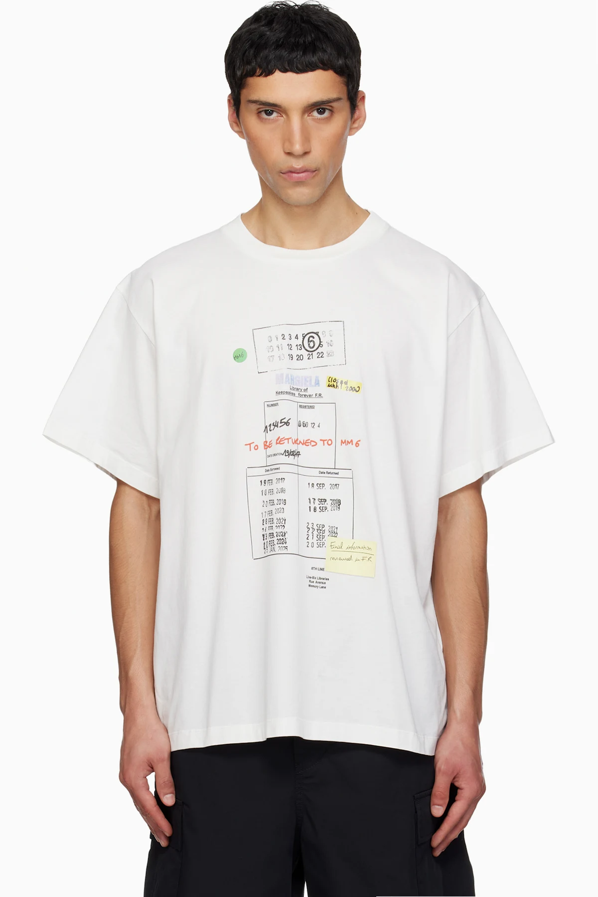 Off-White Library Stamp T-shirt