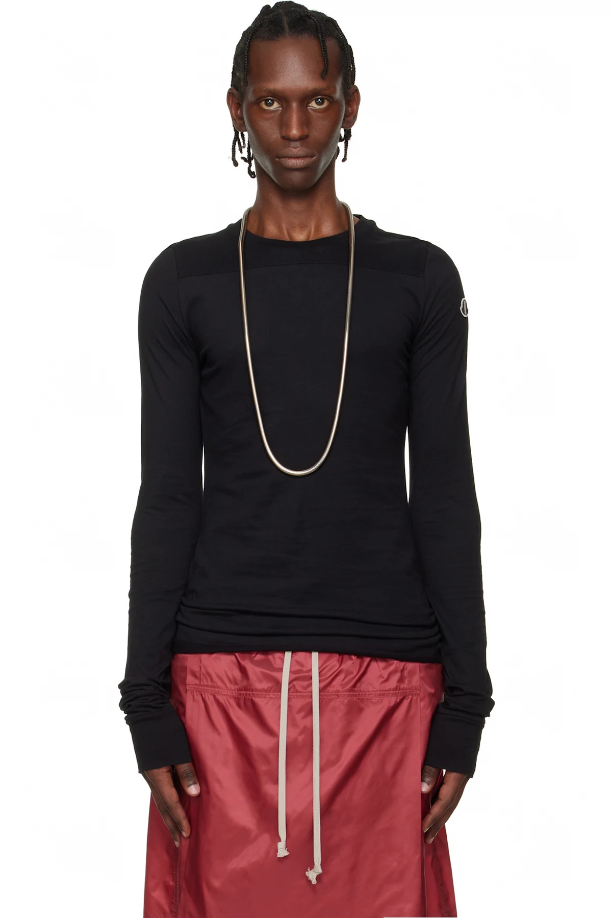 Moncler + Rick Owens Black Girder LS T-shirt