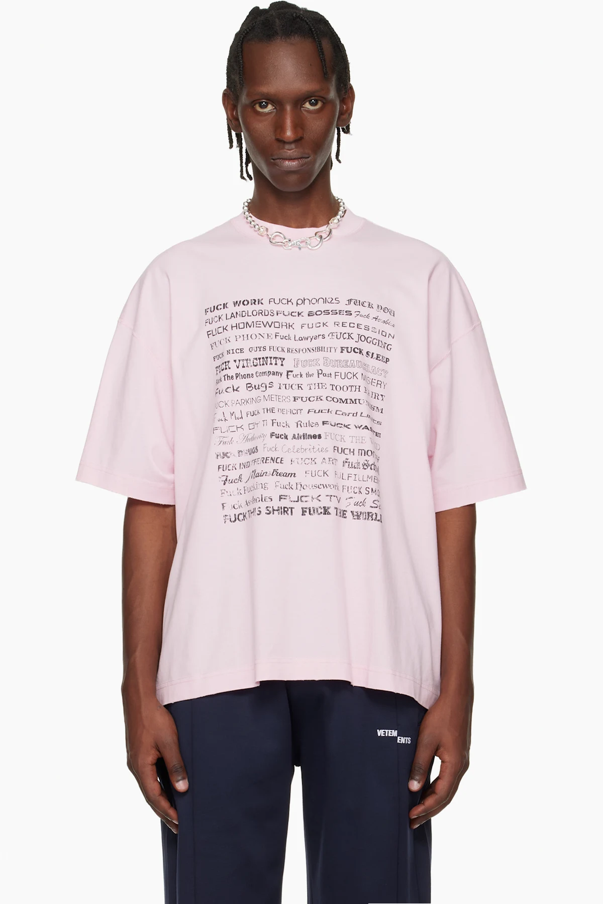 Pink Fuck Everything T-shirt
