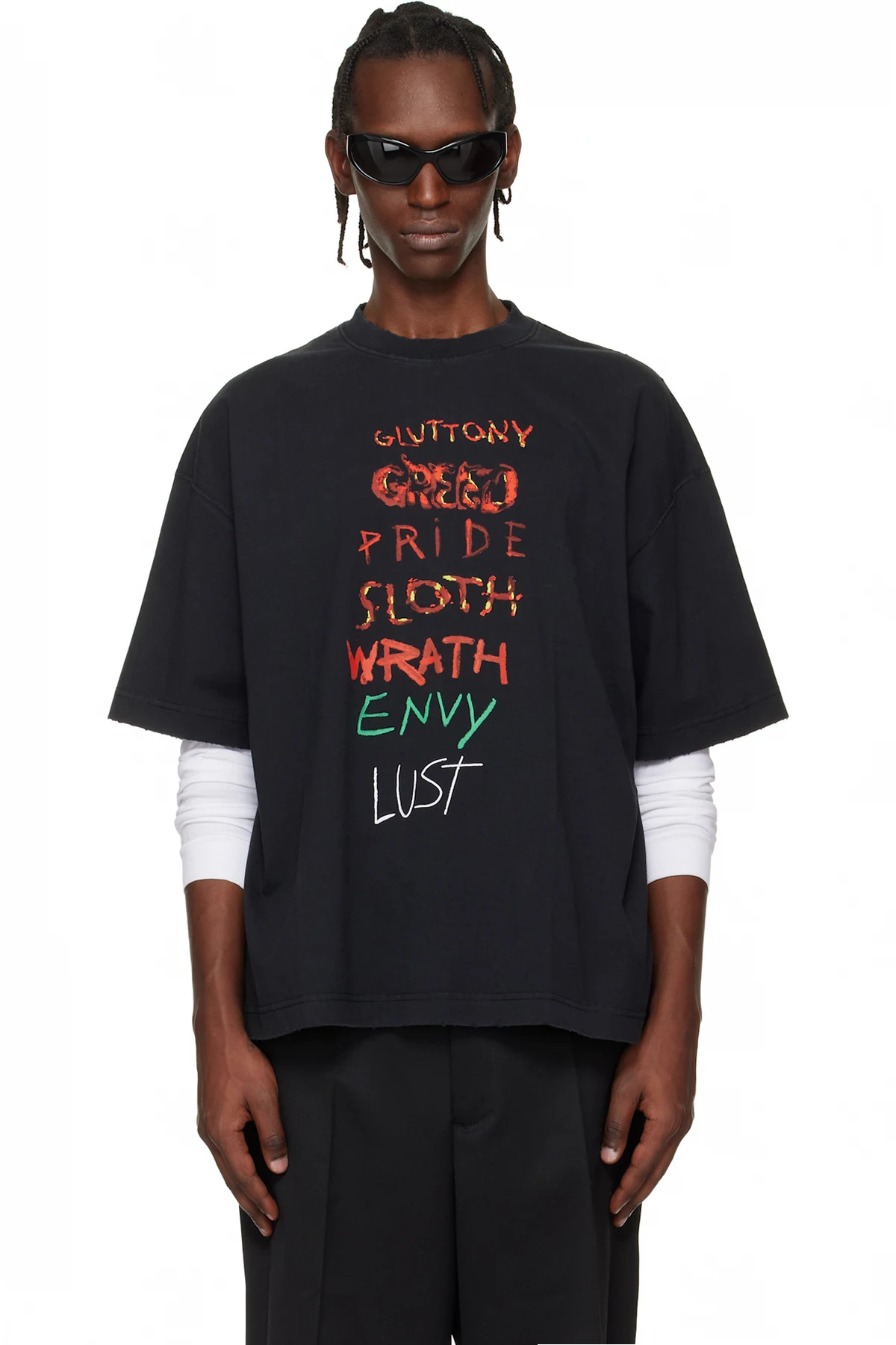 Black 7 Sins T-shirt