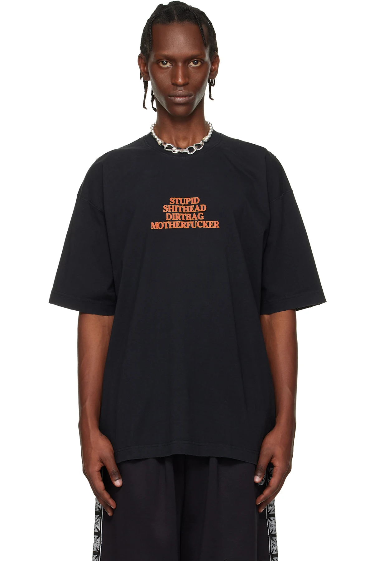 Black 'MF' T-shirt