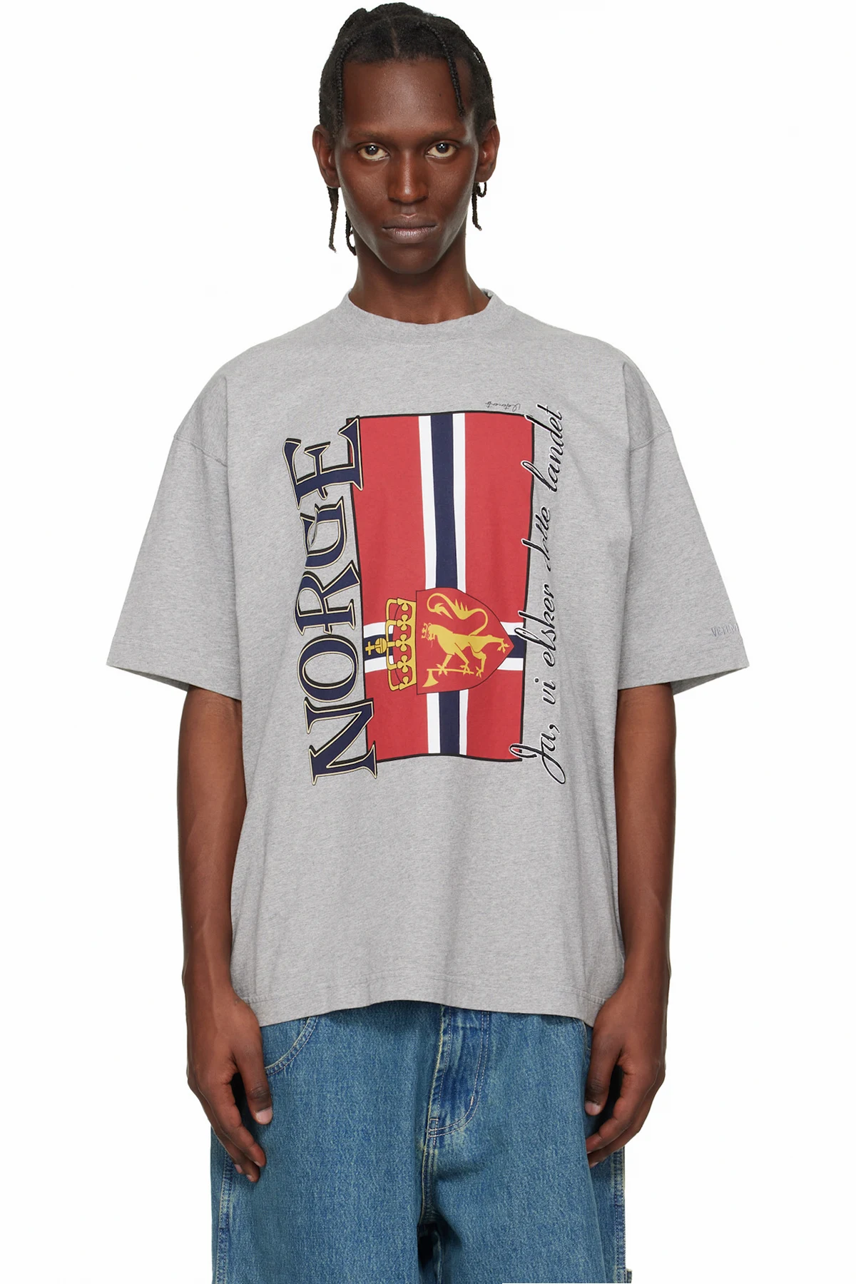 Gray 'Norway' Tourist T-shirt