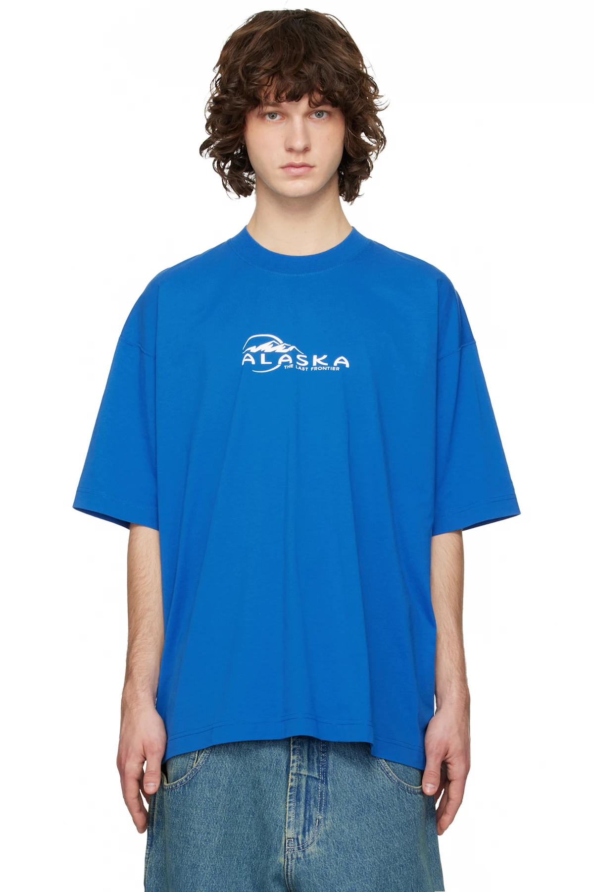Blue 'Alaska' Tourist T-shirt