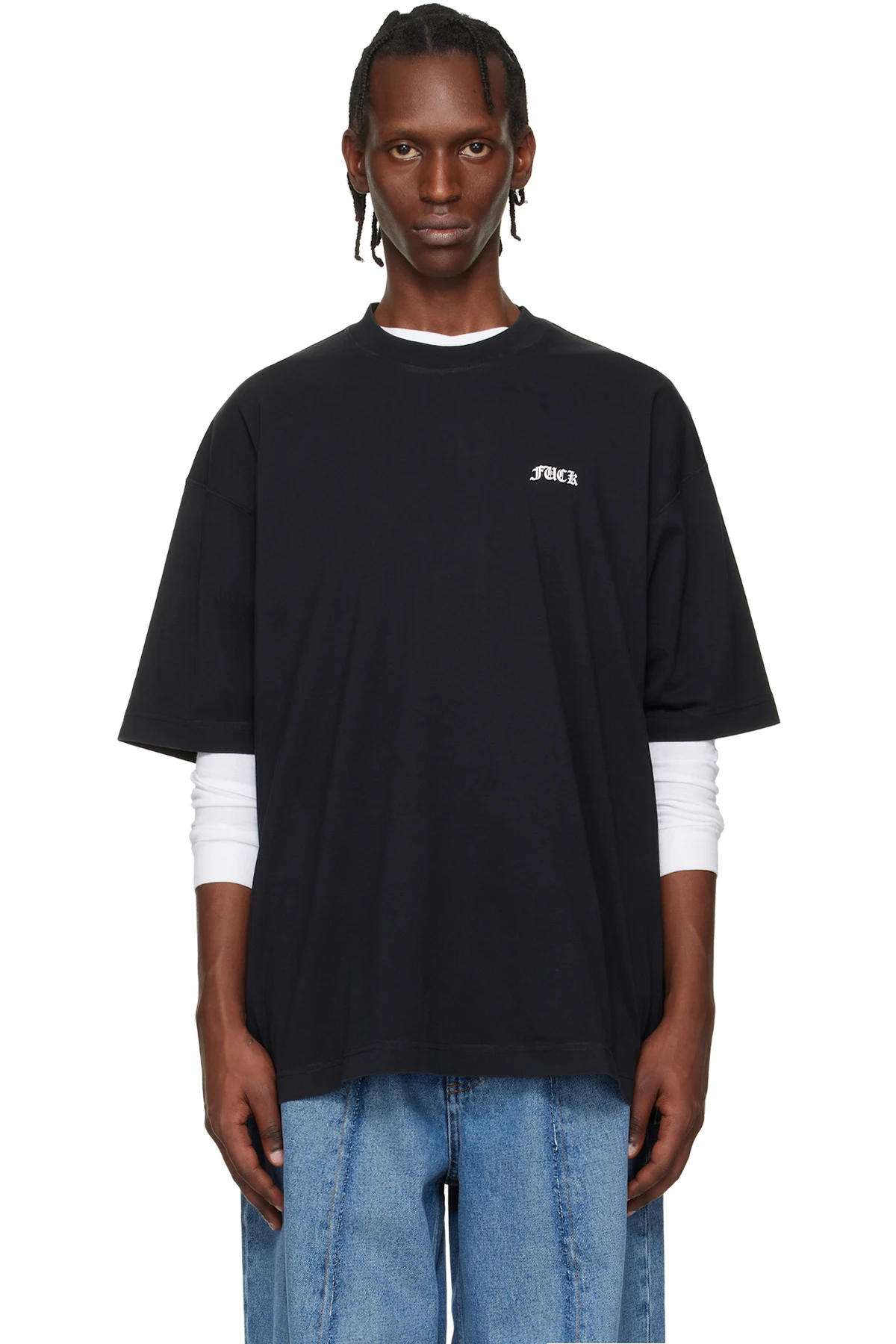 Black 'FU' T-shirt