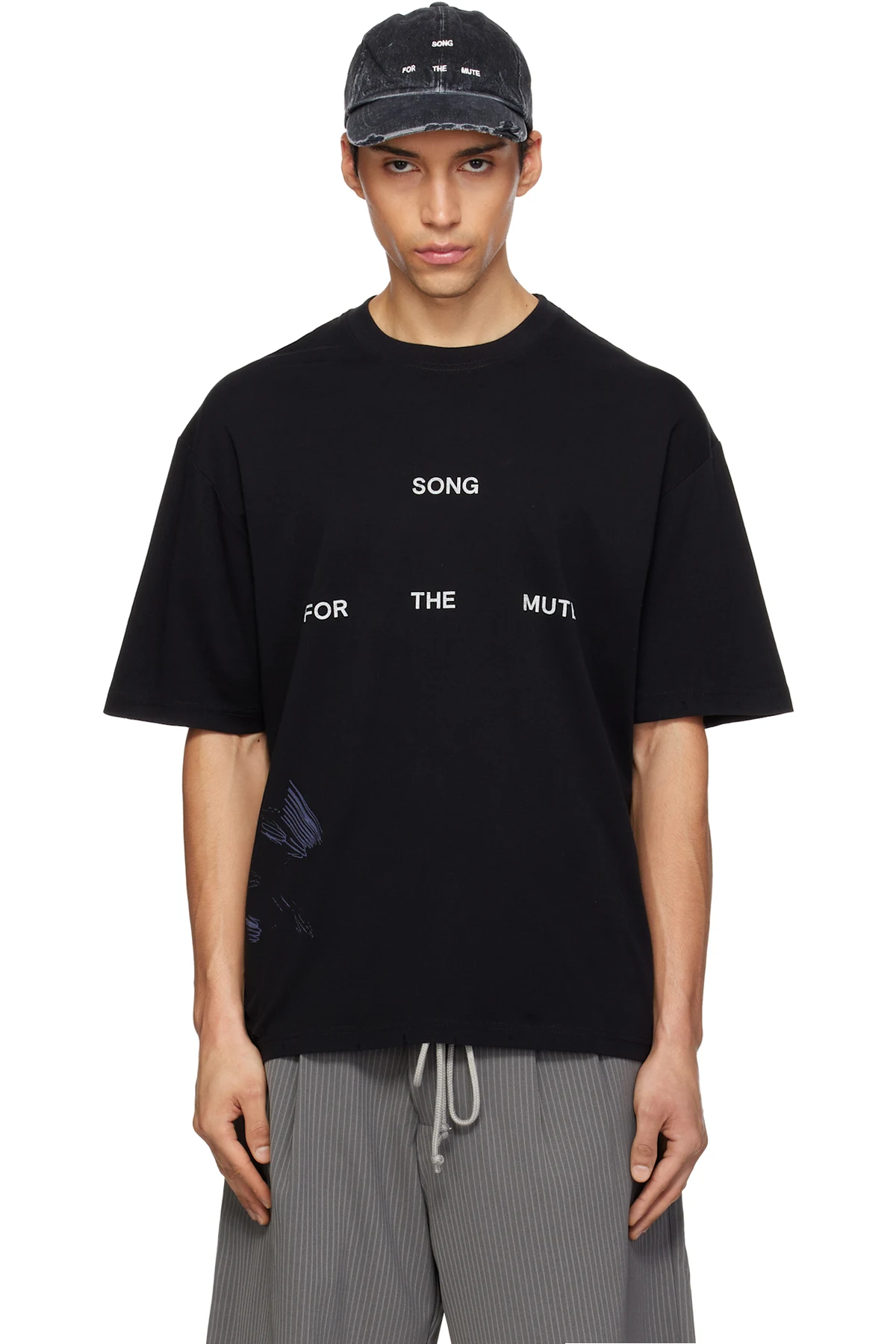 Black Logo Oversized T-shirt