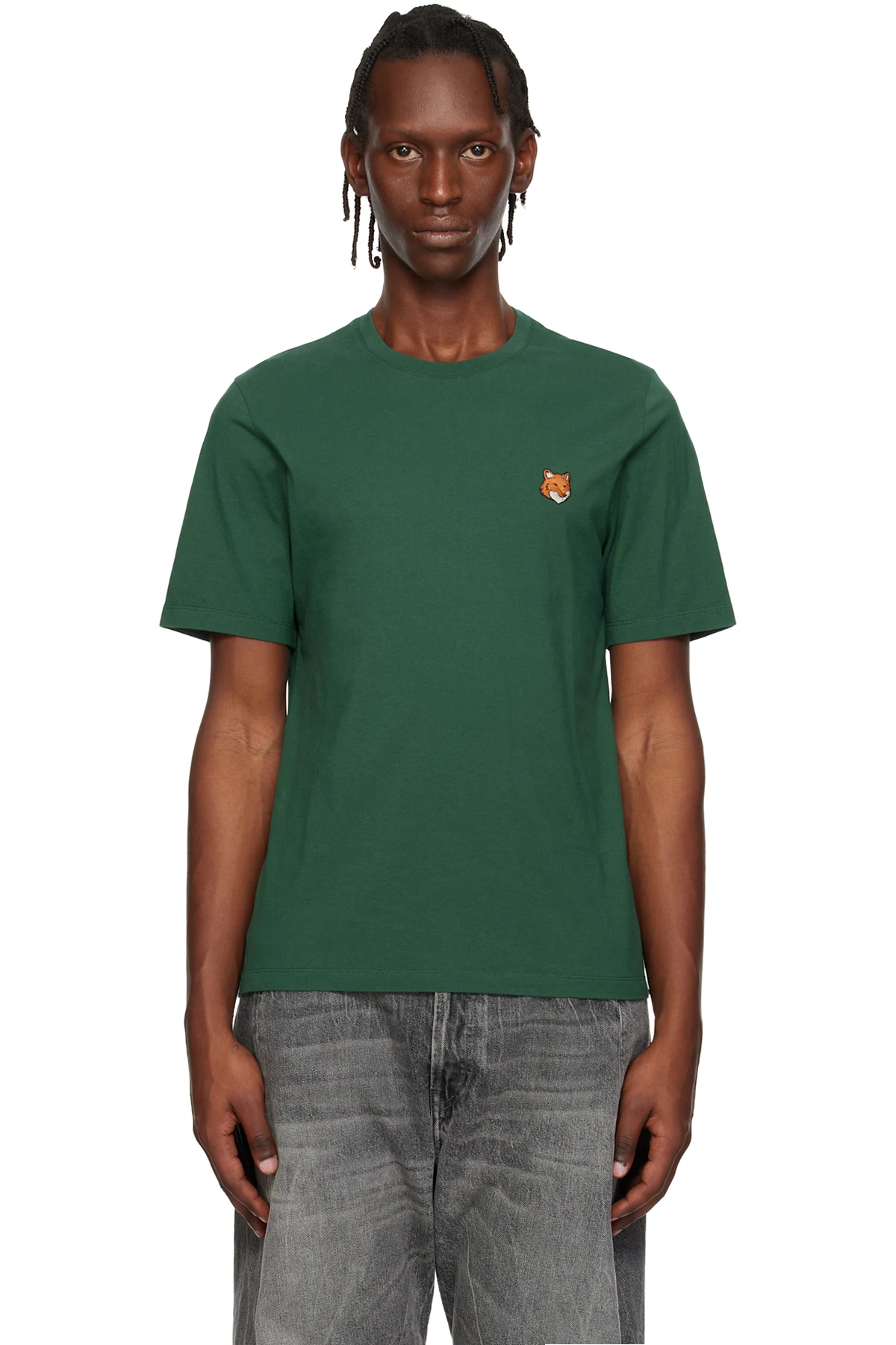 Green Fox Head Regular T-shirt