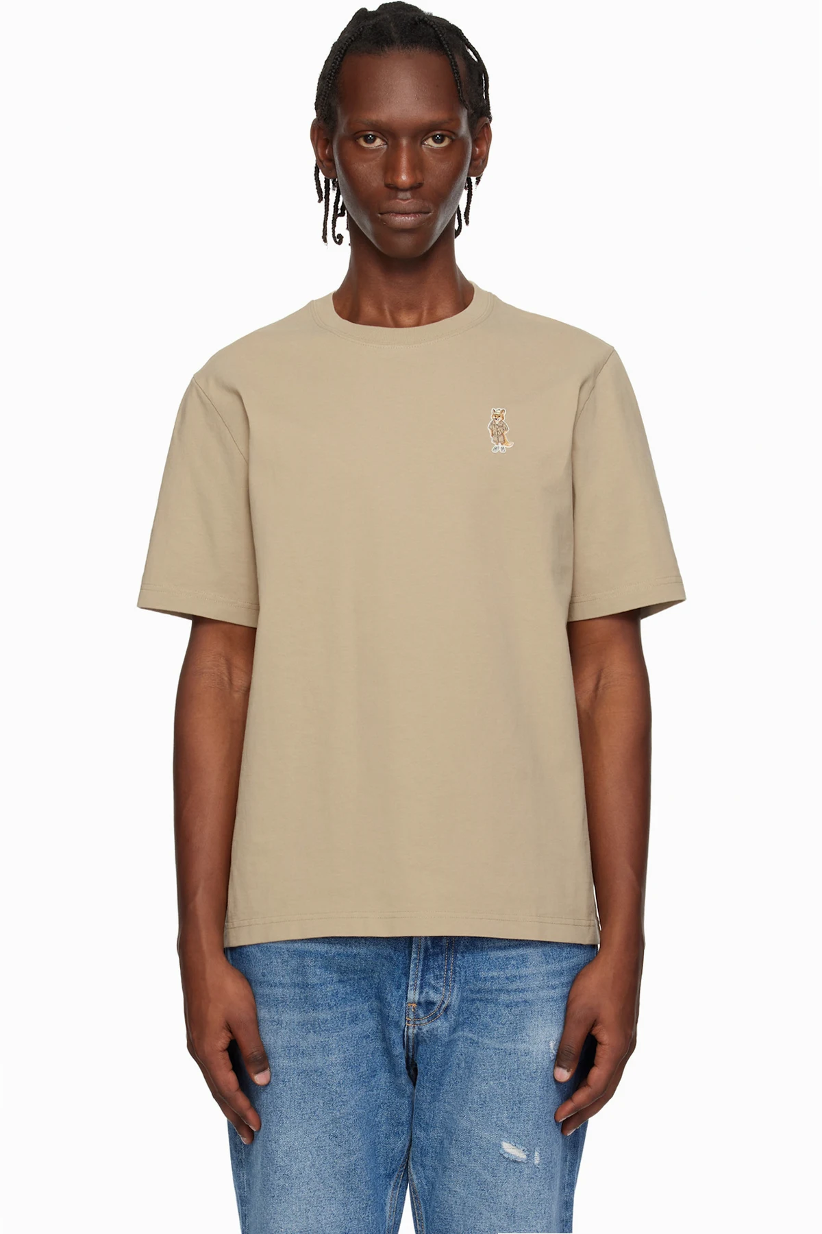 Beige Dressed Fox Comfort T-shirt
