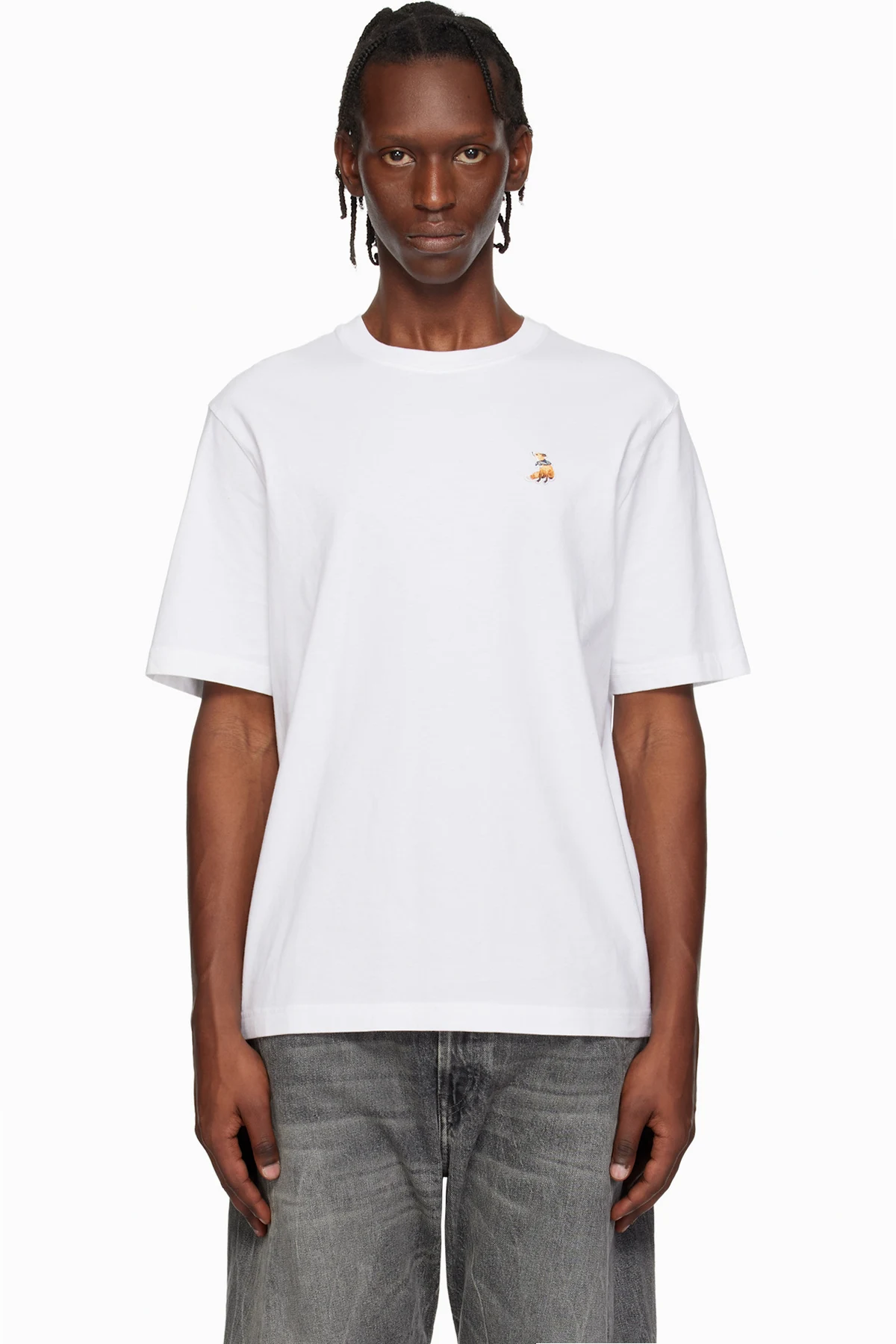 White Dreaming Fox Comfort T-shirt