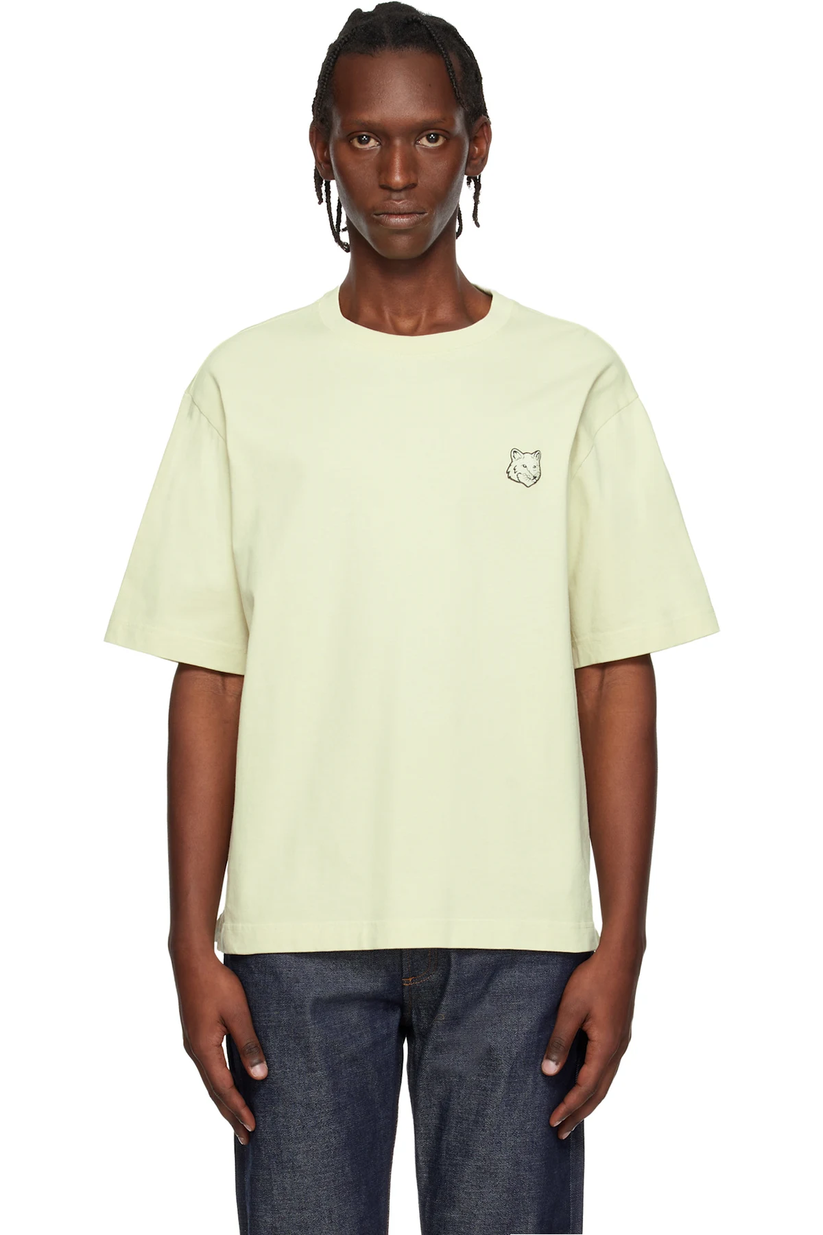 Green Fox Head Oversize T-shirt