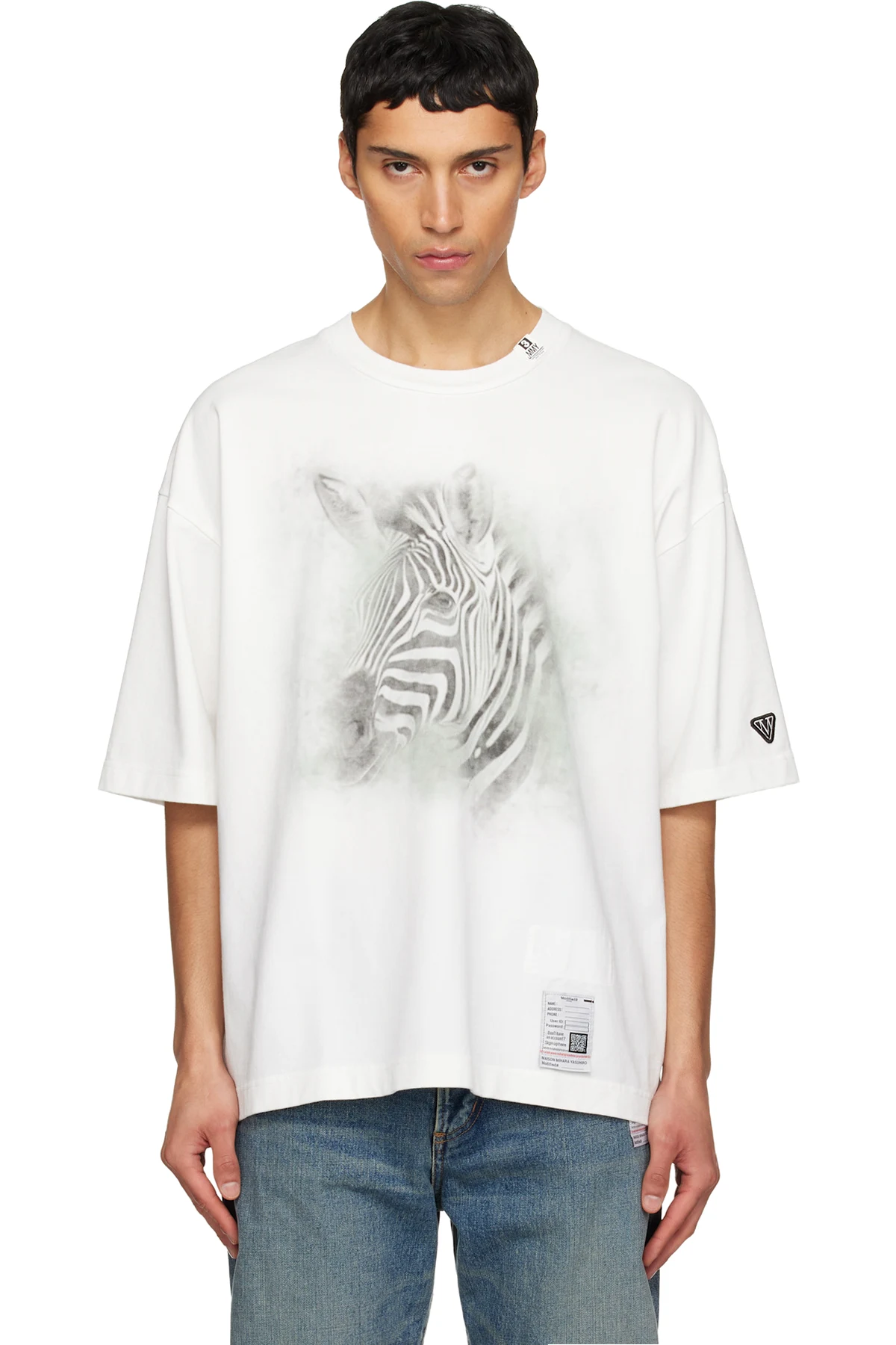 White Horse Printed T-shirt