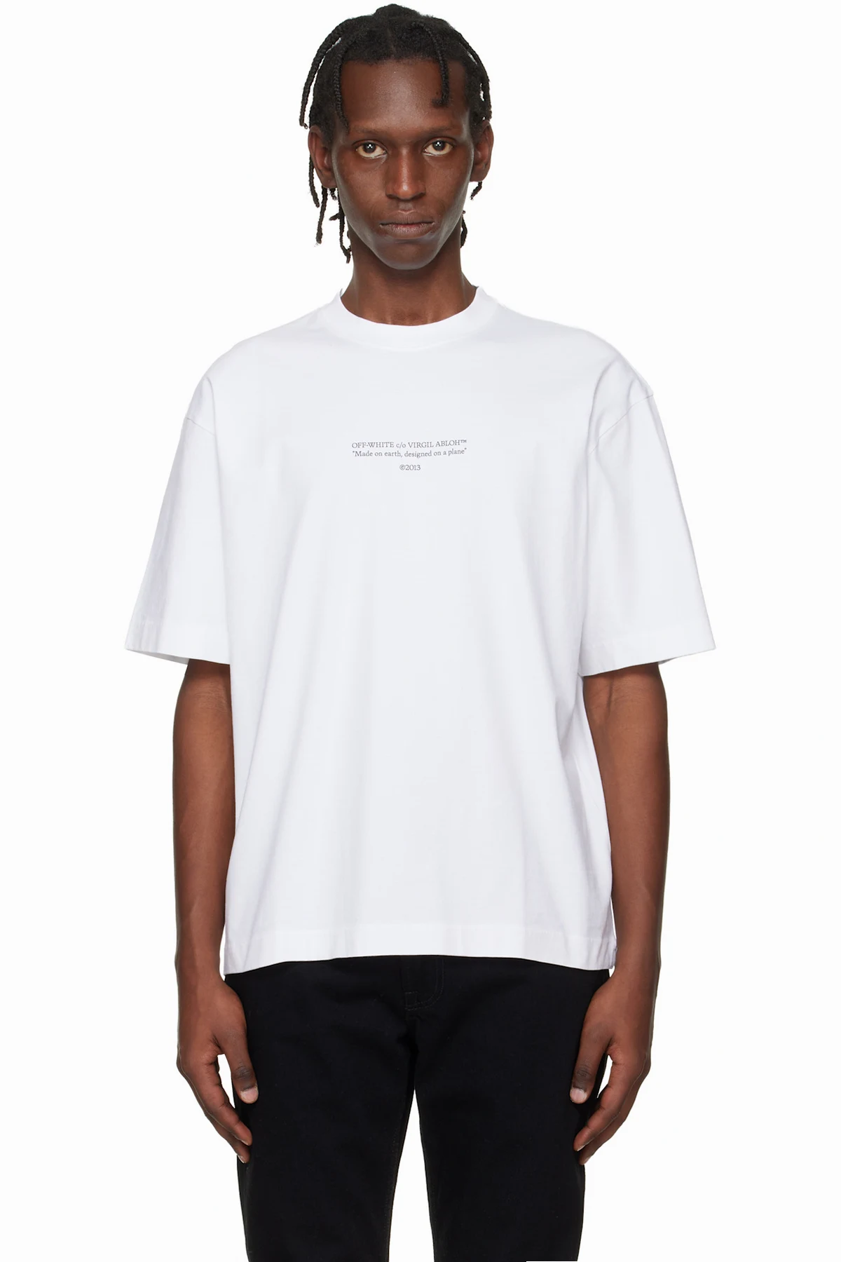 White Statement Skate T-shirt