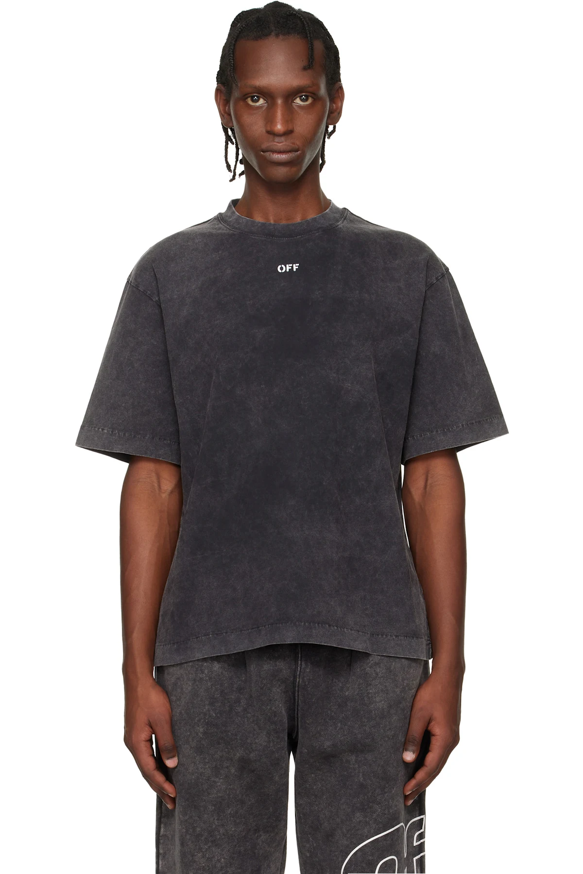 Black 'OFF' Stamp Skate T-shirt