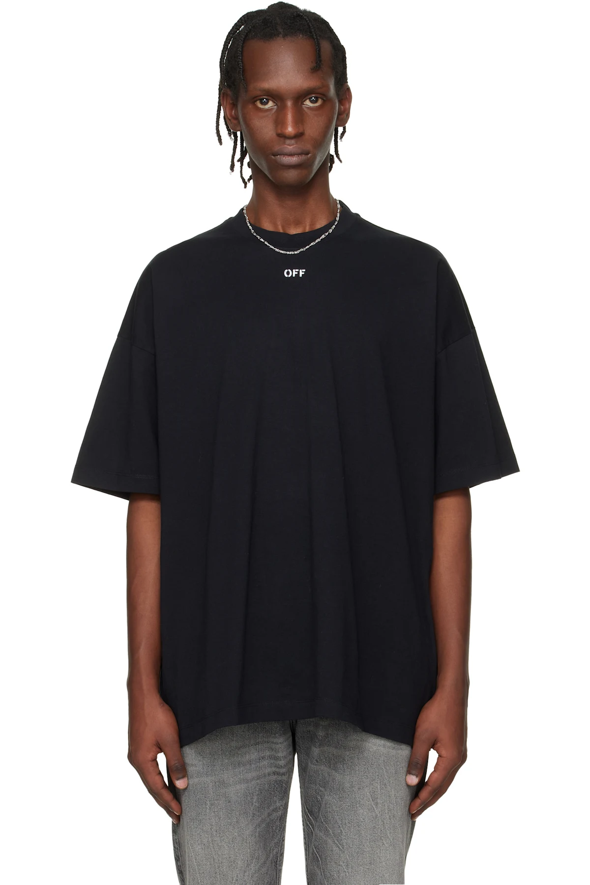 Black Dots Logo Over T-shirt