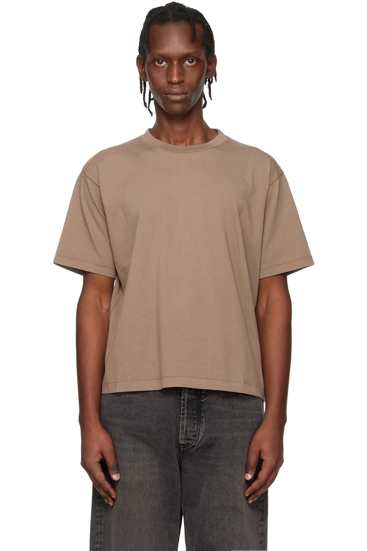 Brown Boxy T-shirt