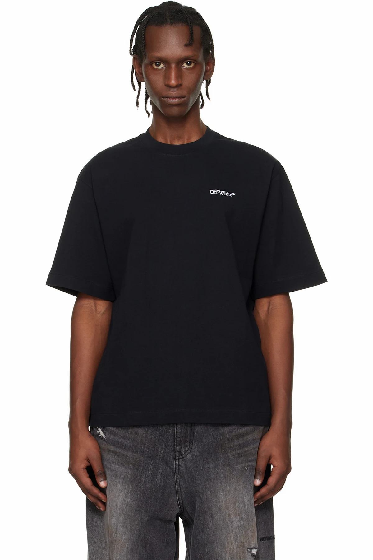 Black Landscape Arrow Skate Logo T-shirt