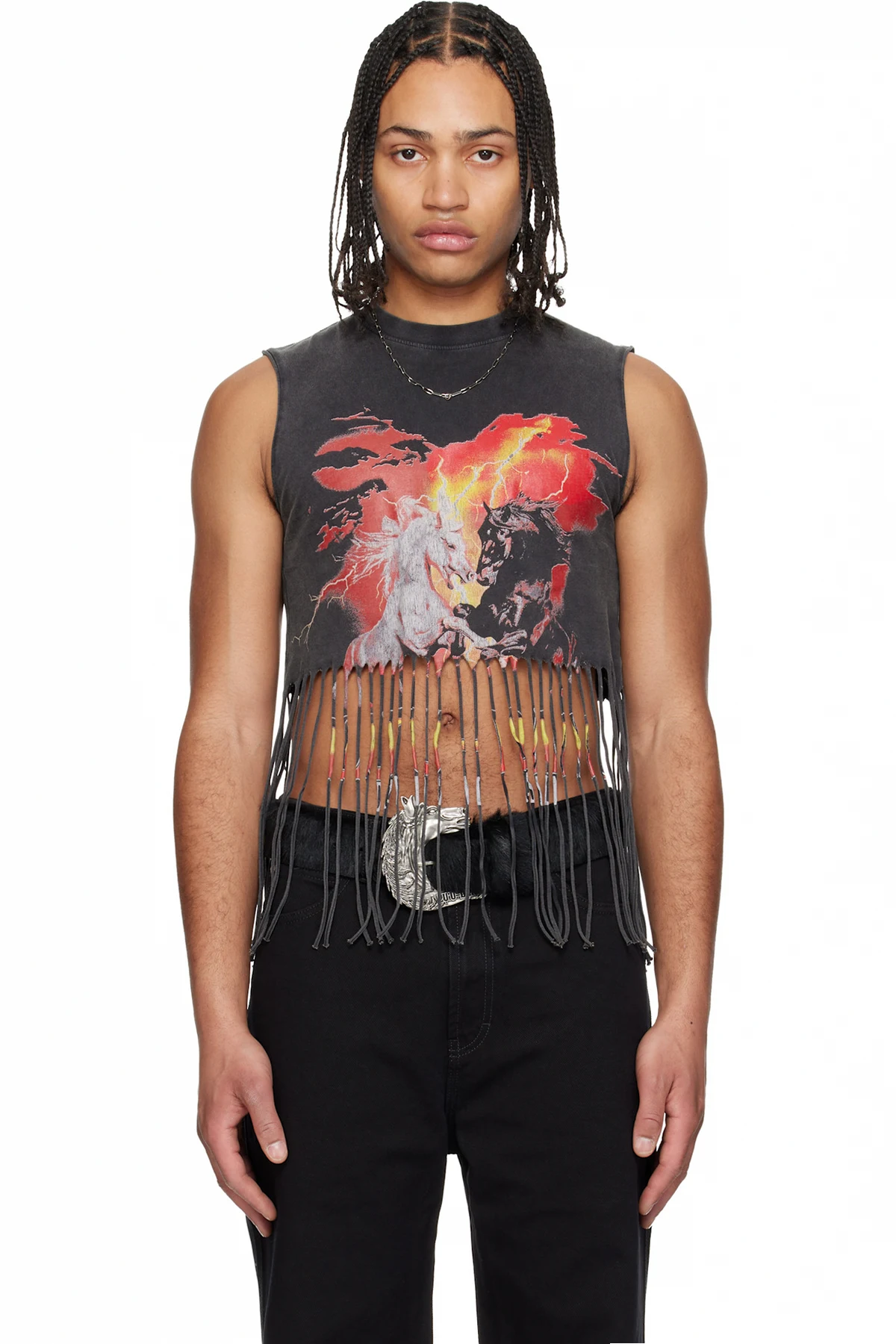 Gray 'Year of the Horse' Bronco T-shirt