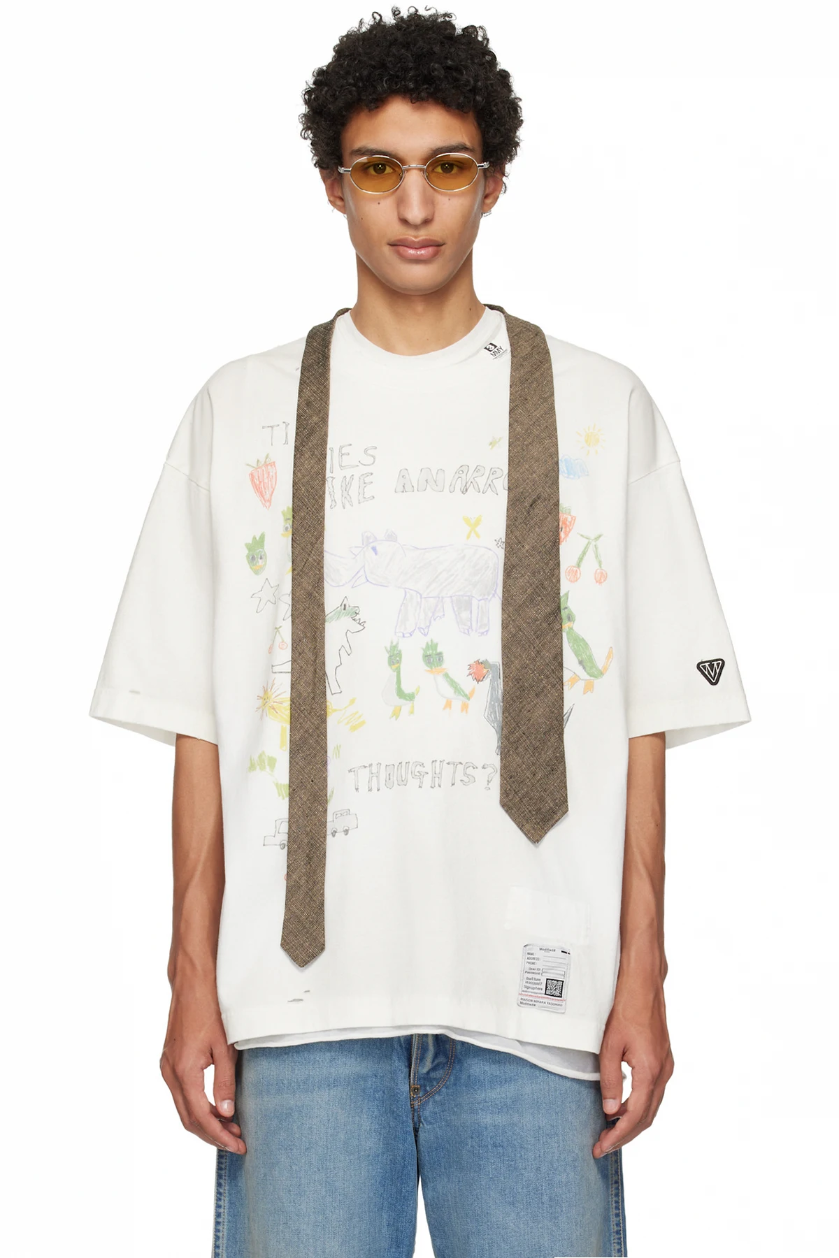 Off-White Kids Doodle Printed T-shirt