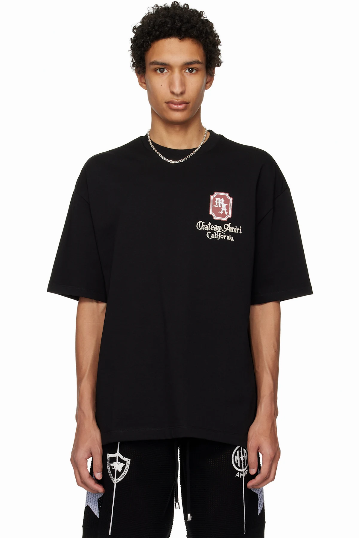 Black MA Chateau Oversized T-shirt