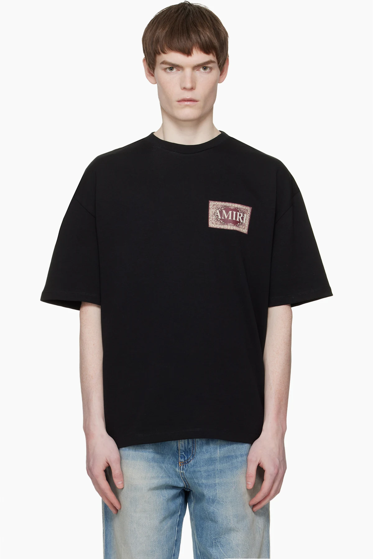 Black Bandana Oversized T-shirt