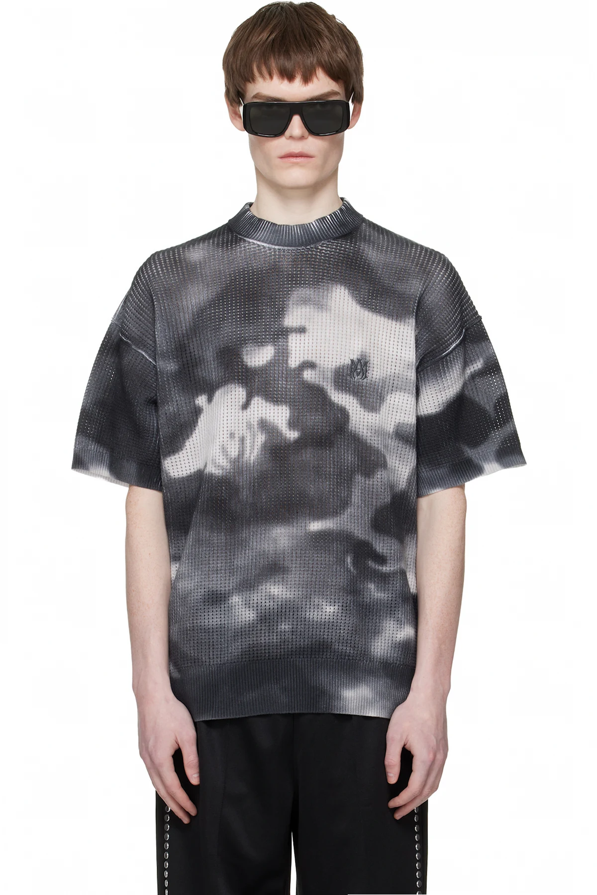 Gray Camo Oversized T-shirt