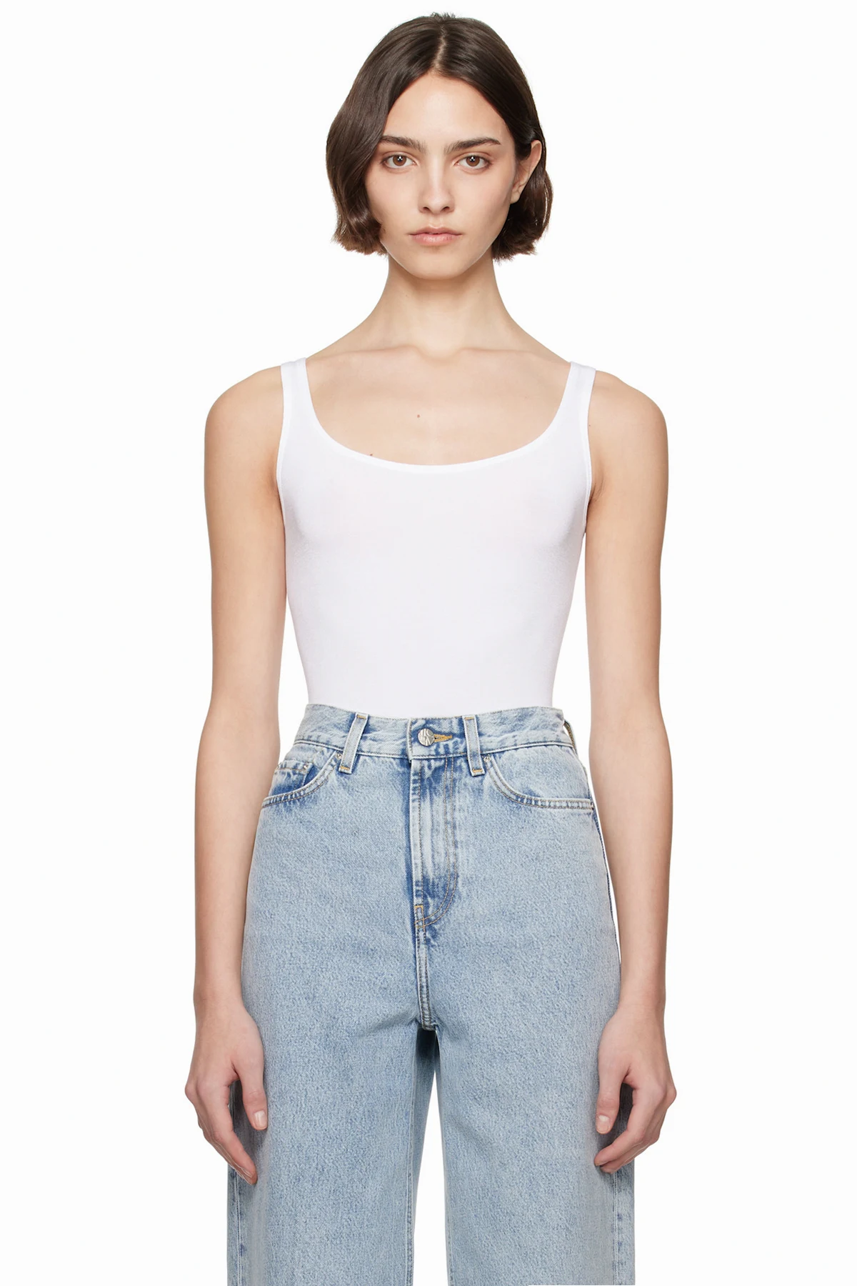 White Jamaika String Bodysuit