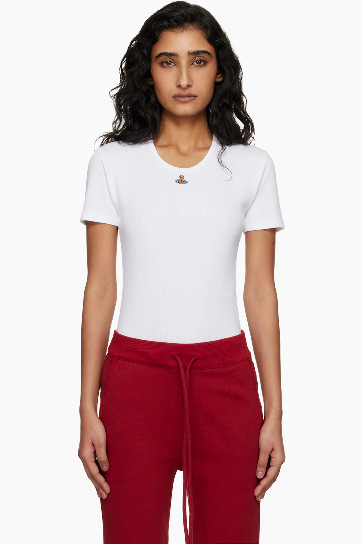 White Cap Sleeve Bodysuit