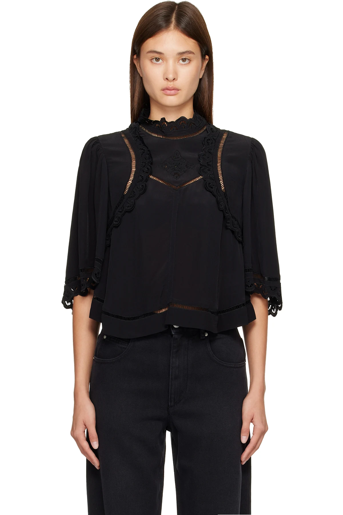 Black Frany Blouse