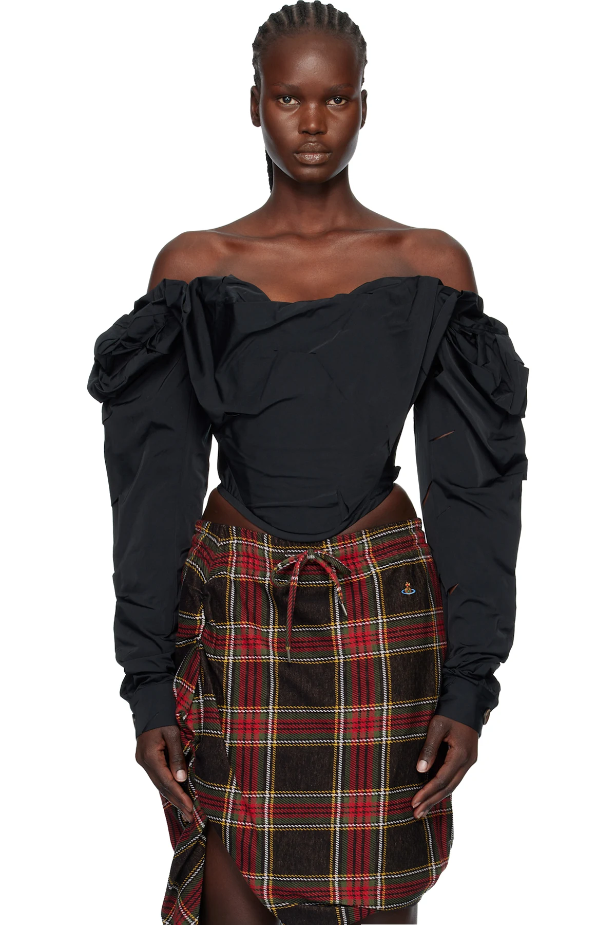 Black LS Sunday Corset Top