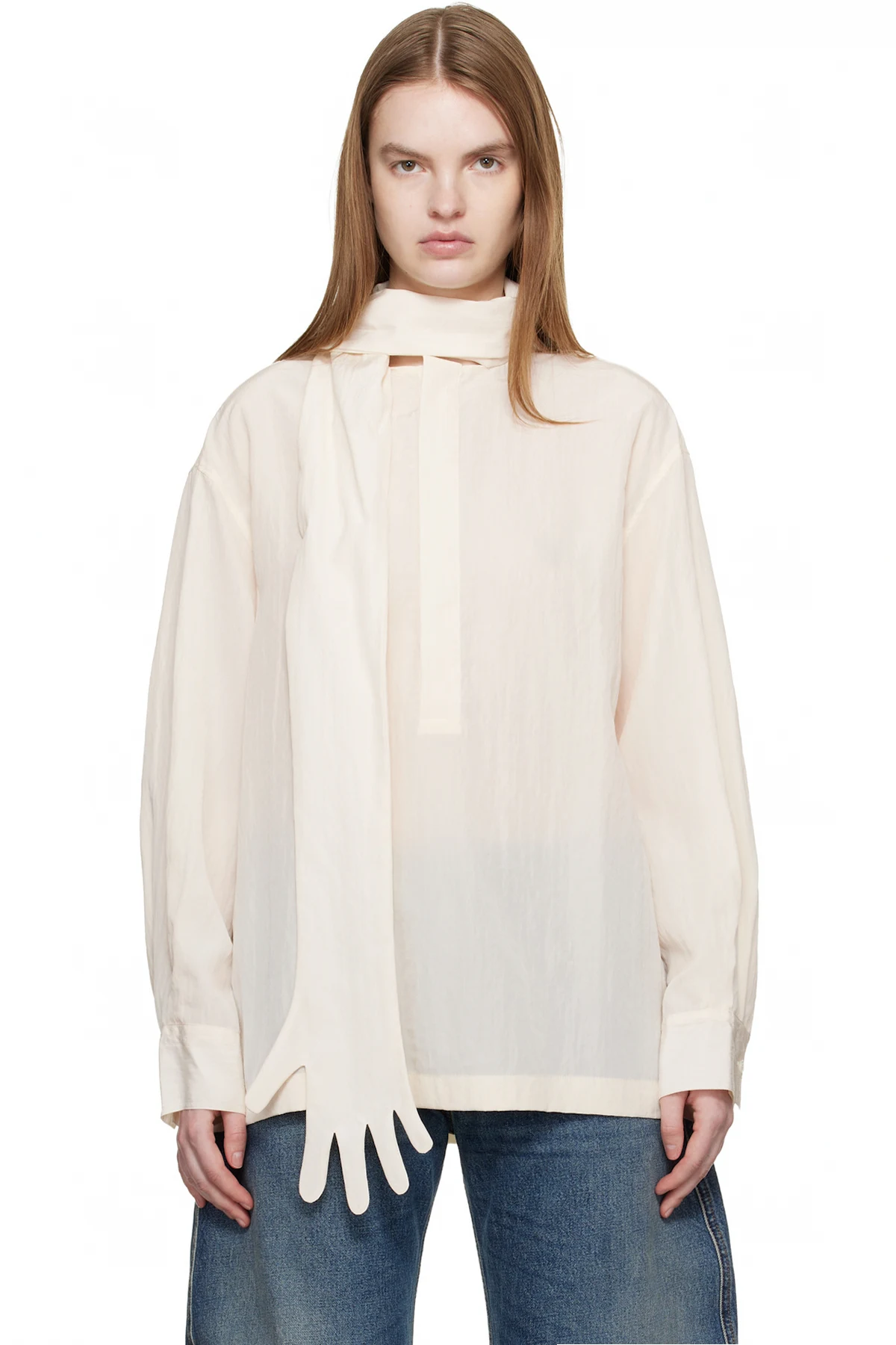 Off-White Glove Detail Blouse