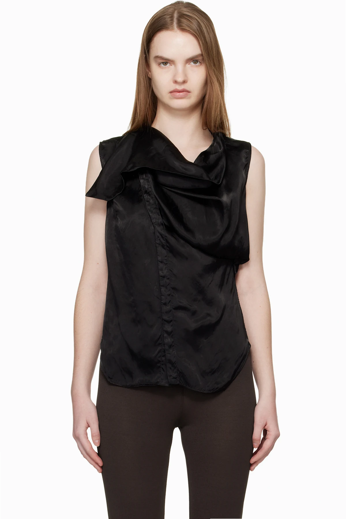 Black Temple SL Island Blouse