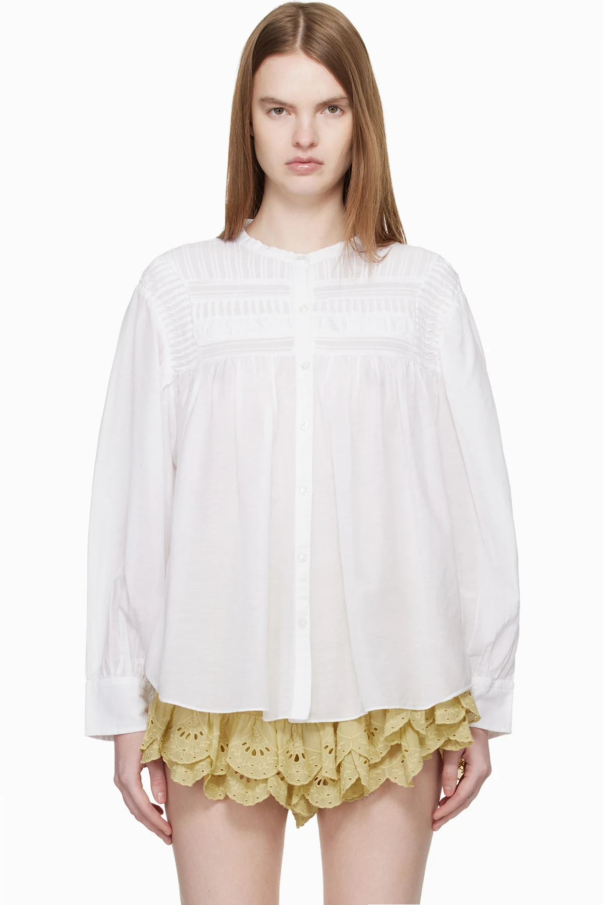 White Plalia Blouse