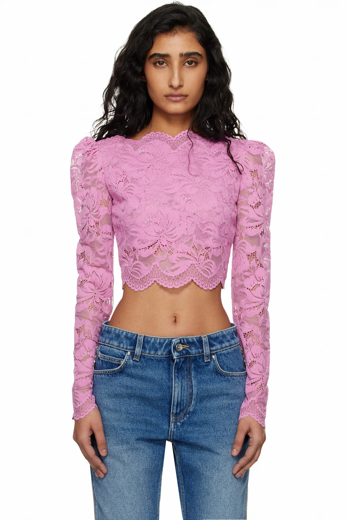Pink Lace Top