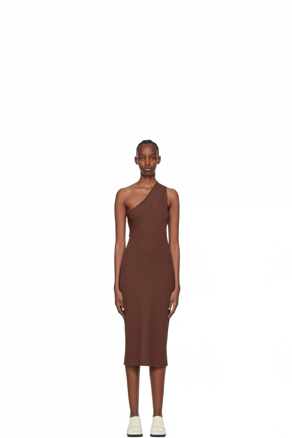 Brown Martina Midi Dress