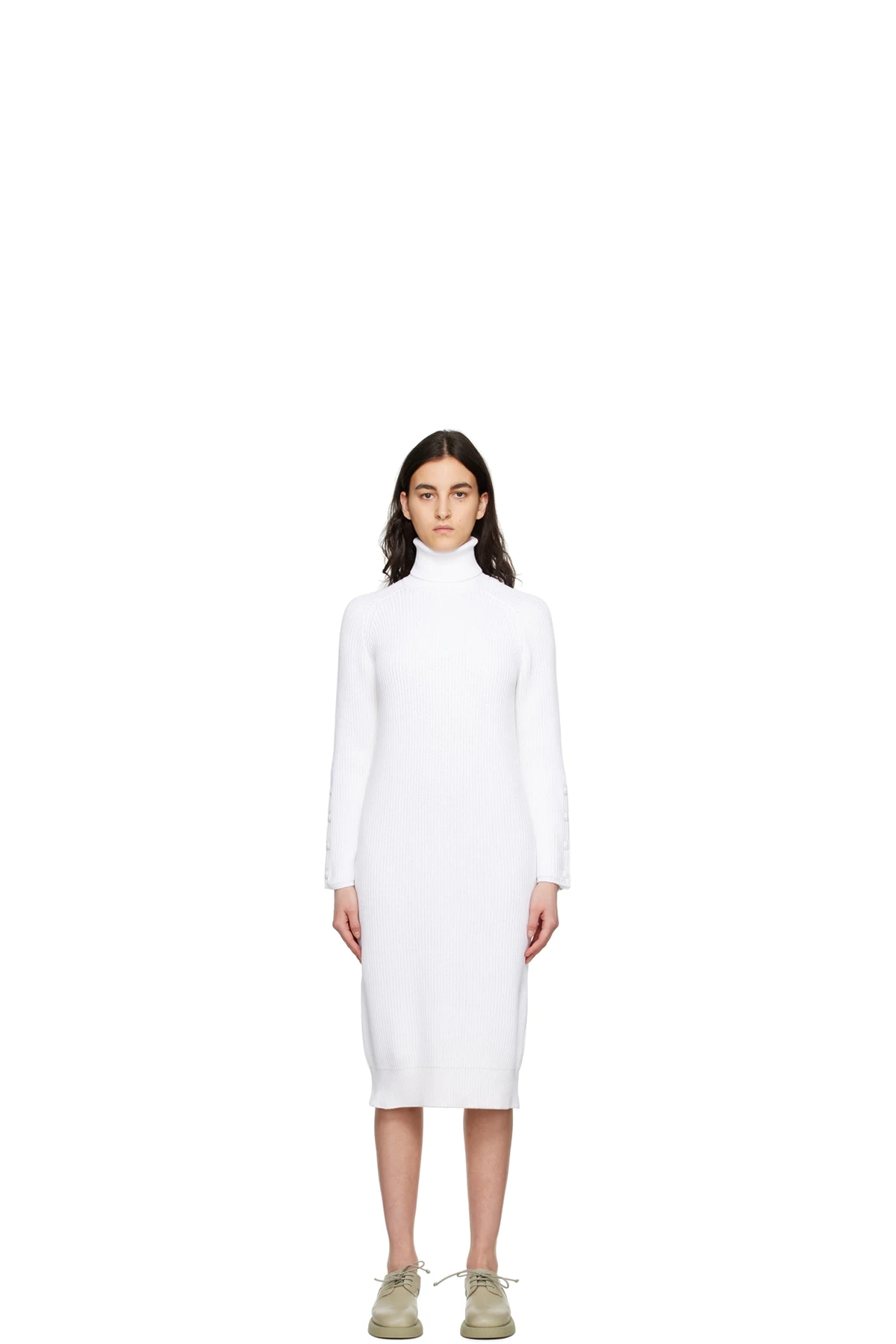 White Norcia Midi Dress
