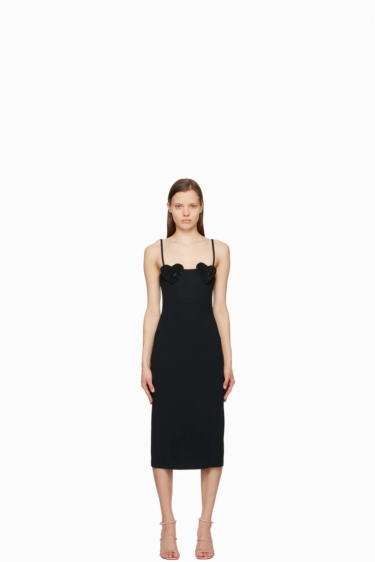 Black Heart Midi Dress