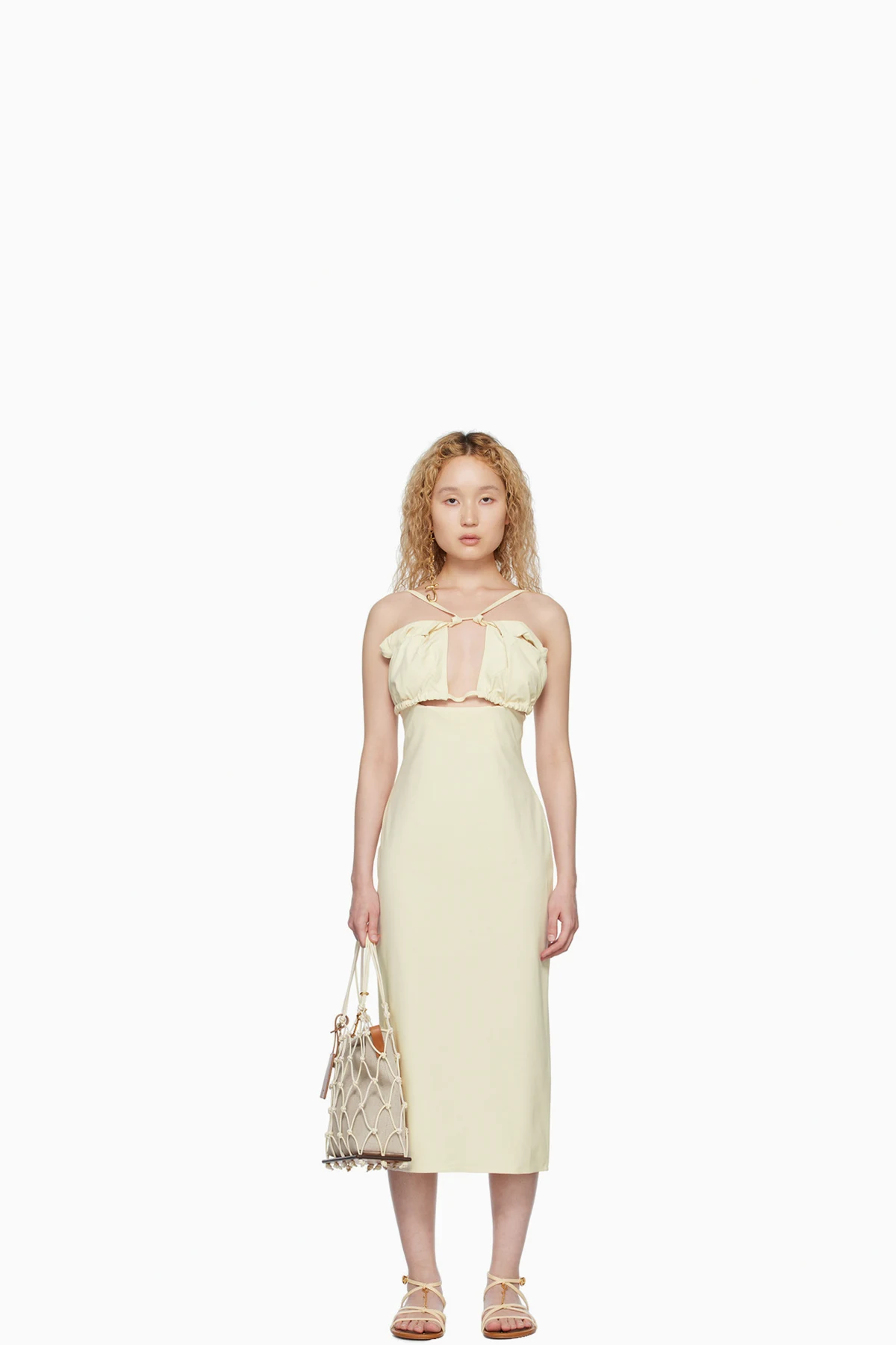 Off-White Le Raphia 'La Robe Bikini' Midi Dress