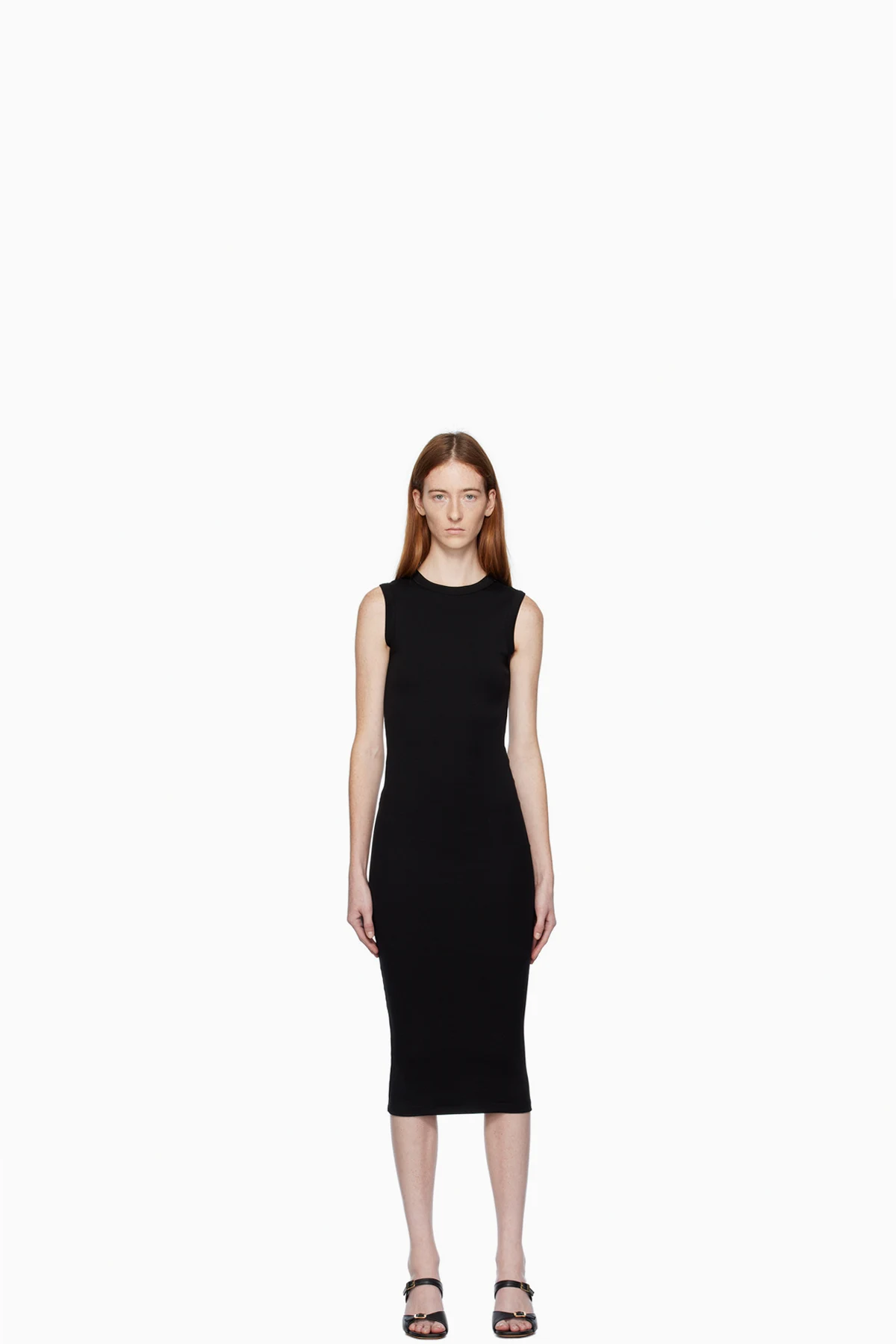 Black Esmé Midi Dress