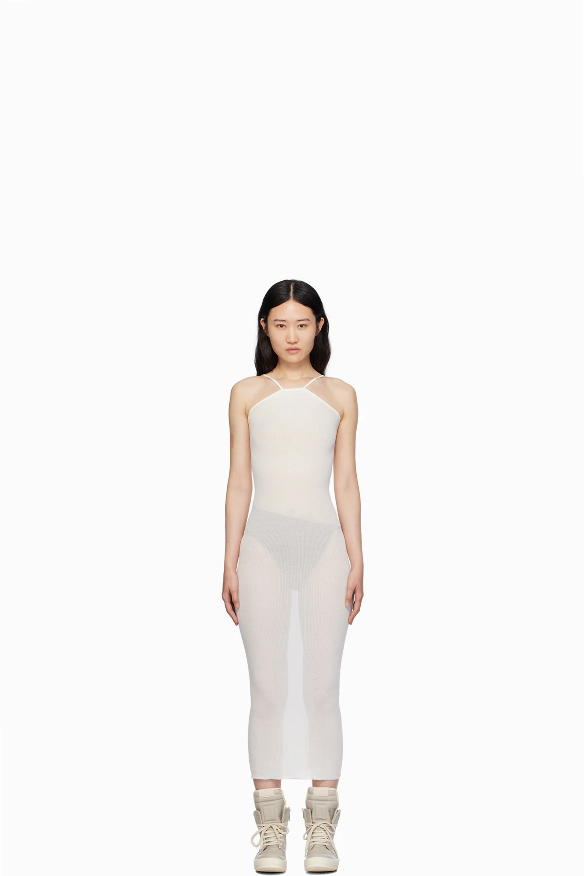 White Skorpio Midi Dress