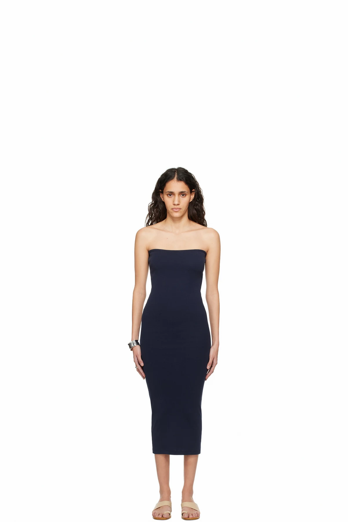 Navy Liv Midi Dress