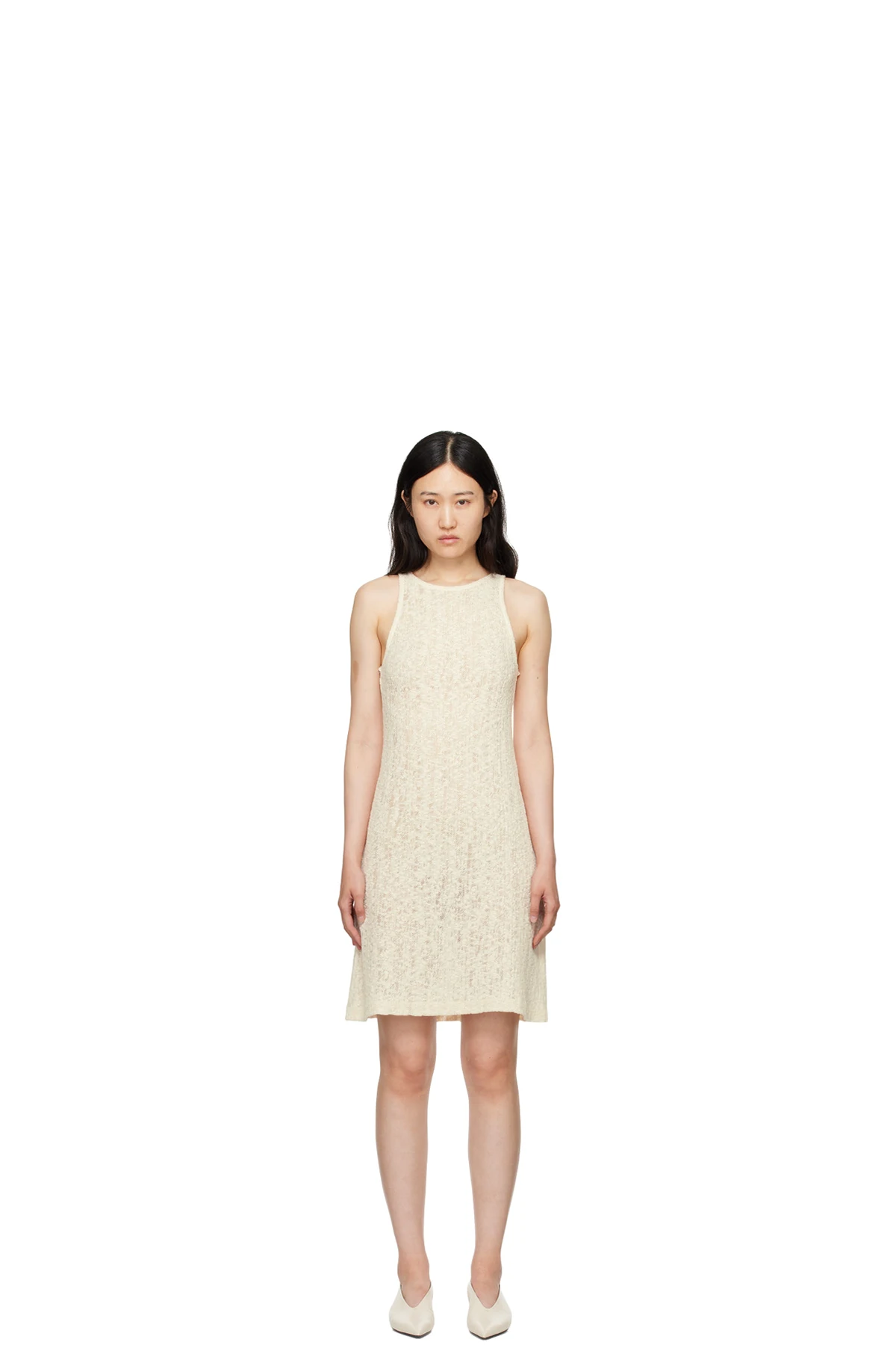 Off-White Whisper Midi Dress