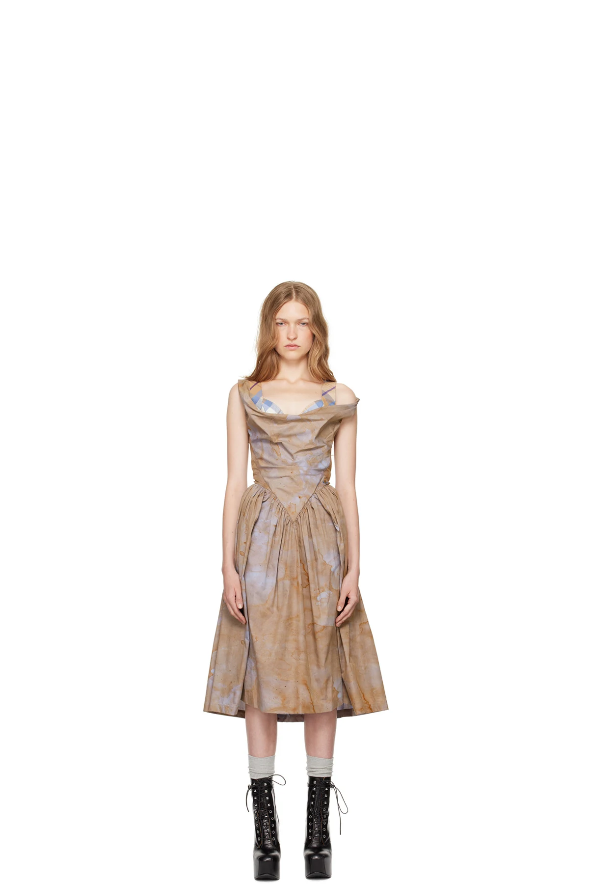 SSENSE Exclusive Capsule Brown Sunday Midi Dress