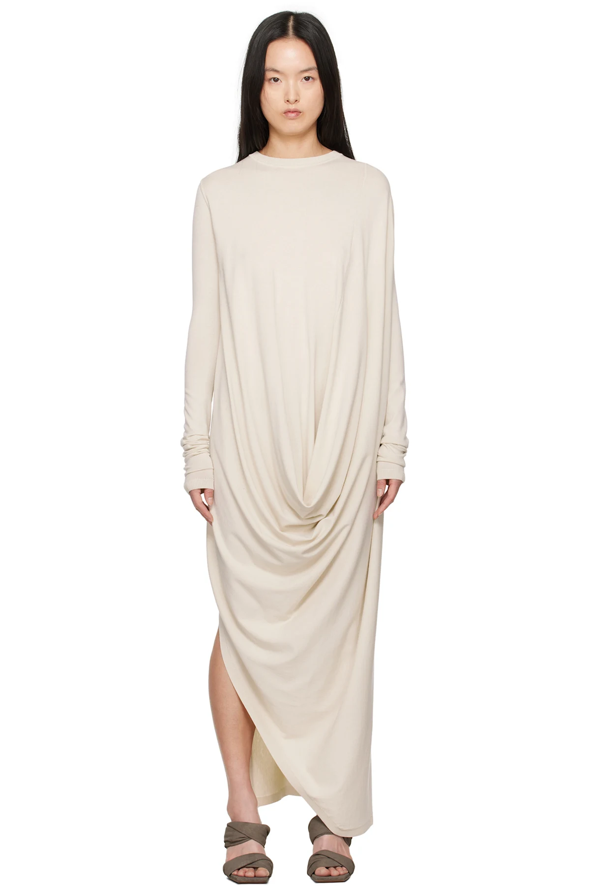 Off-White Hollywood Twisted Midi Dress