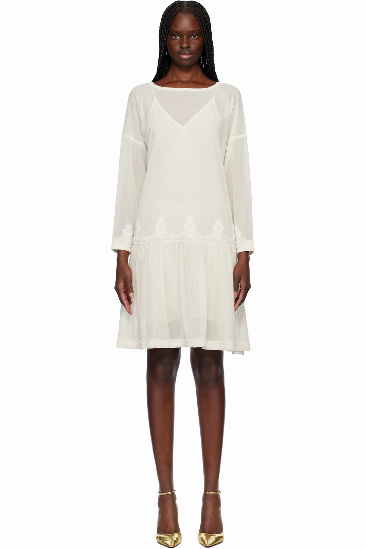 Off-White Salt Marsh Midi Dress